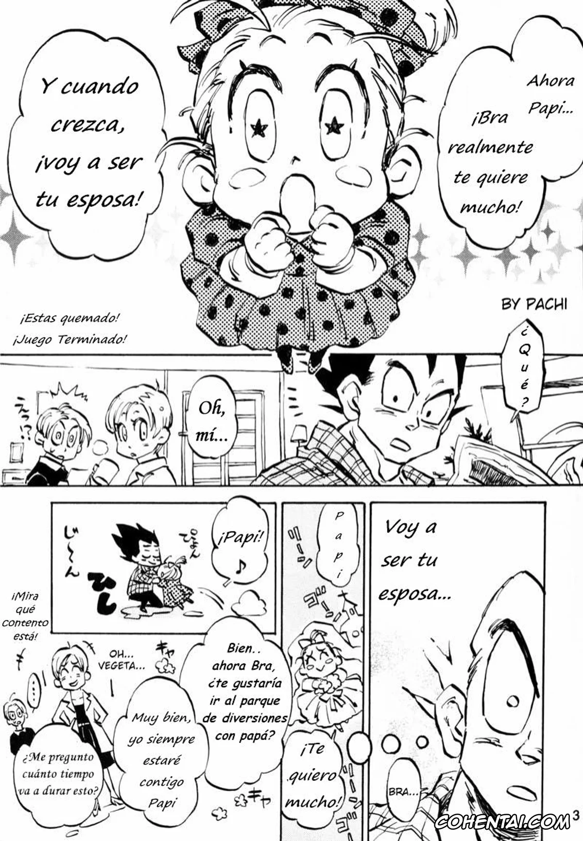 Dragon Ball Z hentai, Bulma Briefs hentai, Vegeta hentai, Bulma’s OVERDRIVE! (Dragon Ball Z), pagina 3