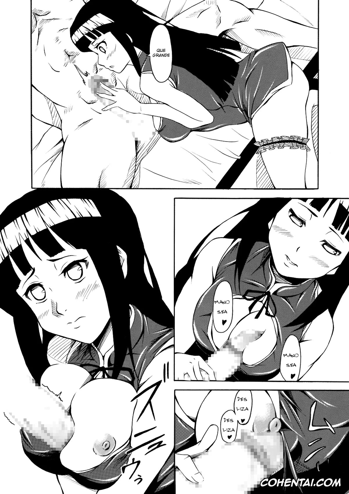 NARUTO hentai, Hinata Hyuga hentai, Hina Bitch (Naruto), pagina 3