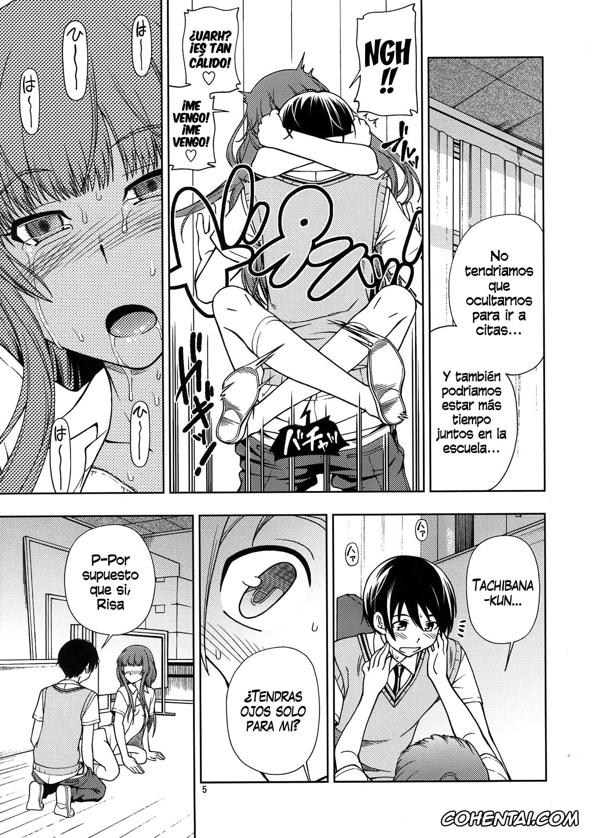 Amagami porno, Junichi Tachibana porno, Risa Kamizaki porno, Snake Kyousei Event (Amagami), pagina 5