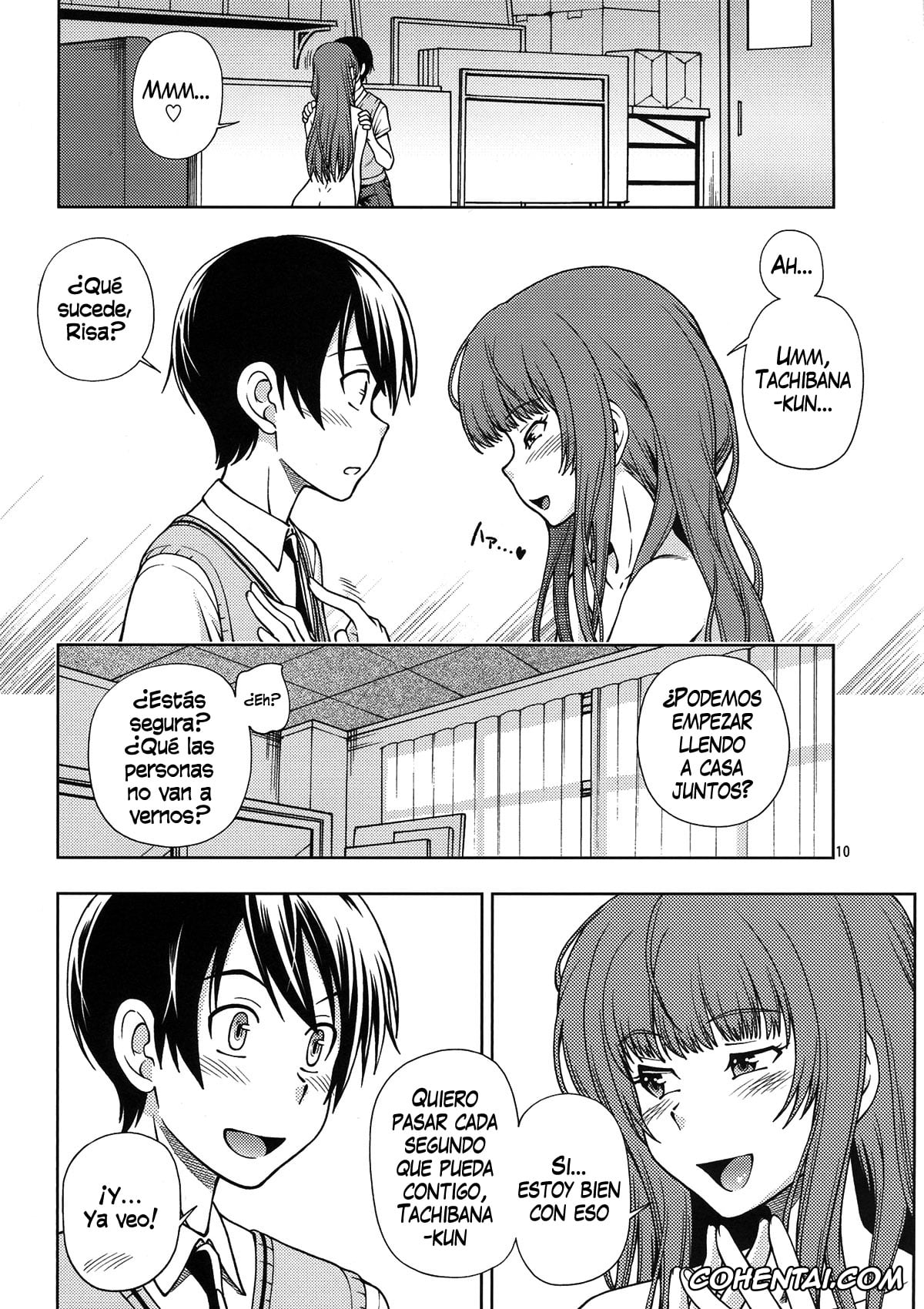 Amagami hentai, Junichi Tachibana hentai, Risa Kamizaki hentai, Snake Kyousei Event (Amagami), pagina 9