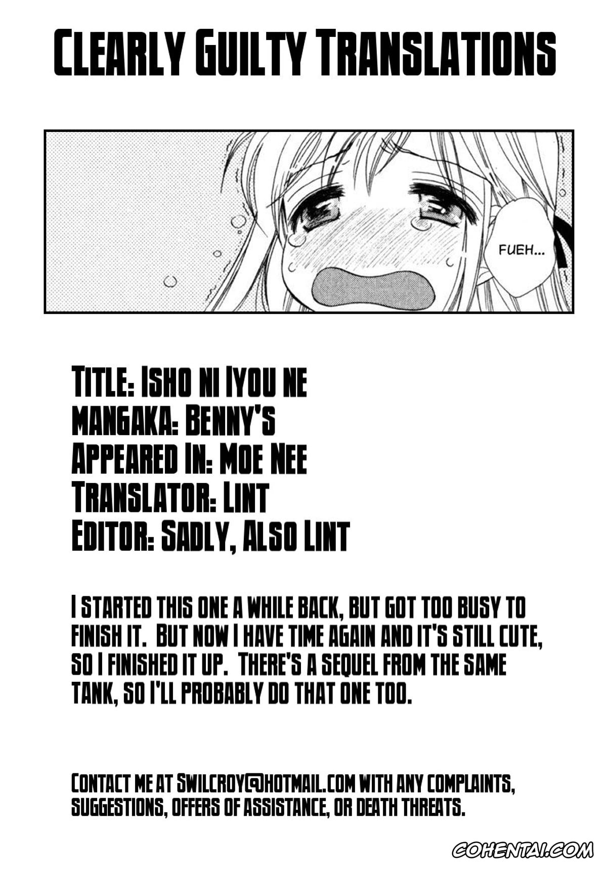 Original hentai, Issho ni Iyou ne (Moe-Nee), pagina 21