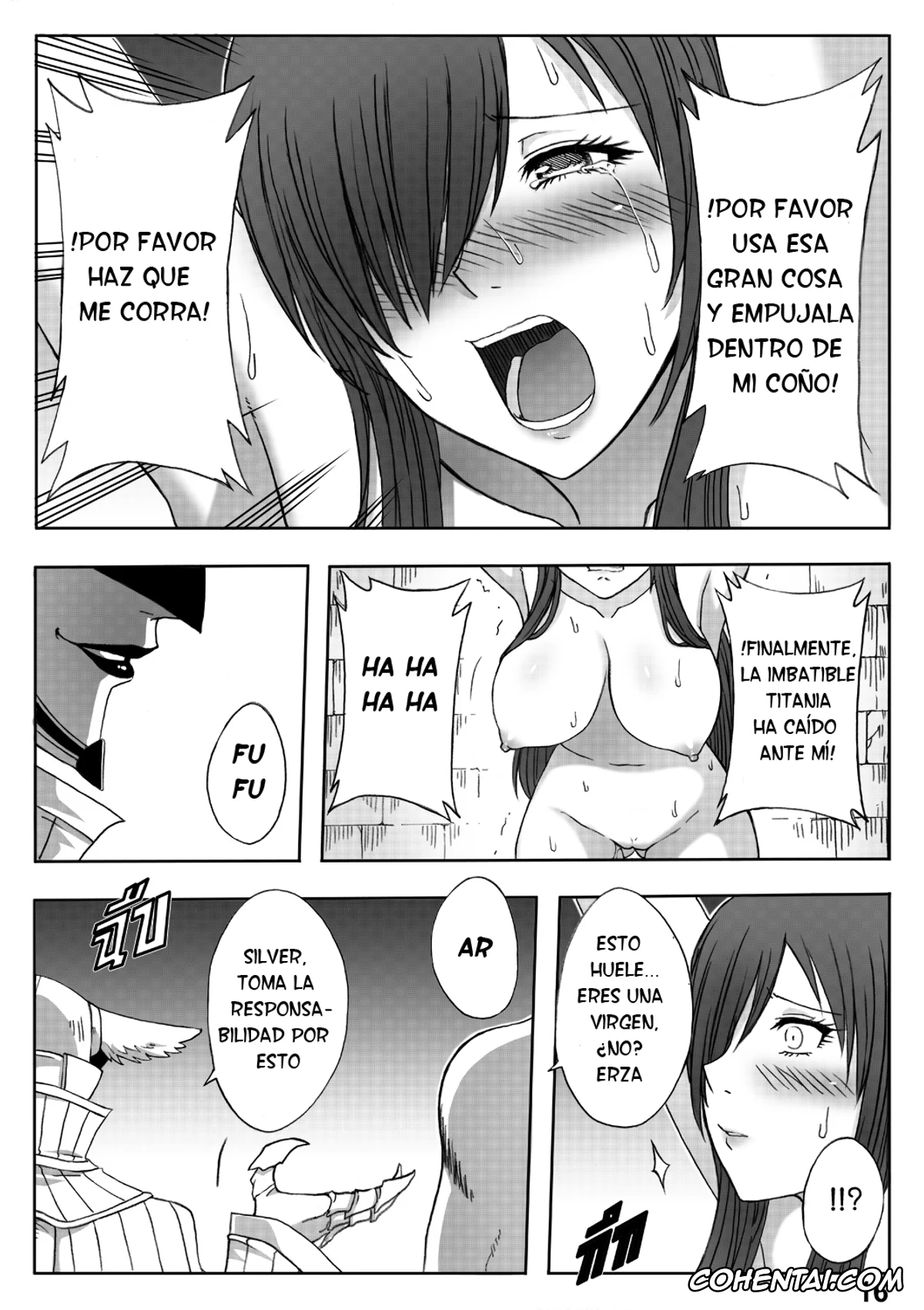 Fairy Tail porno, Erza Scarlet porno, Silver porno, Fairy Tail 365.5.1 The End of Titania (Fairy Tail), pagina 20