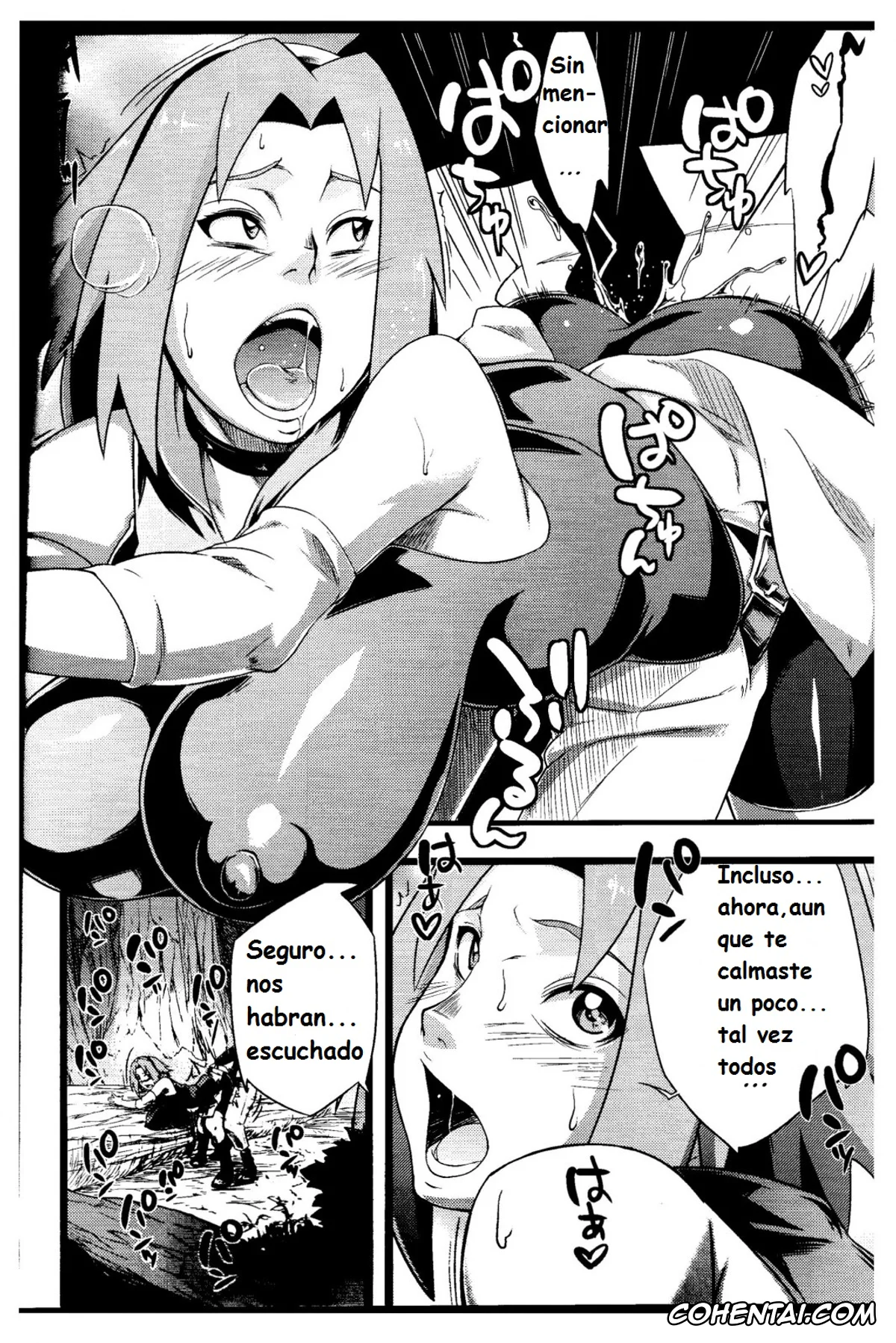 NARUTO hentai, Hinata Hyuga hentai, Ino Yamanaka hentai, Naruto Uzumaki hentai, Sakura Haruno hentai, Shizune hentai, Tenten hentai, Tsunade hentai, Saboten Nindou 2 (Naruto), pagina 6