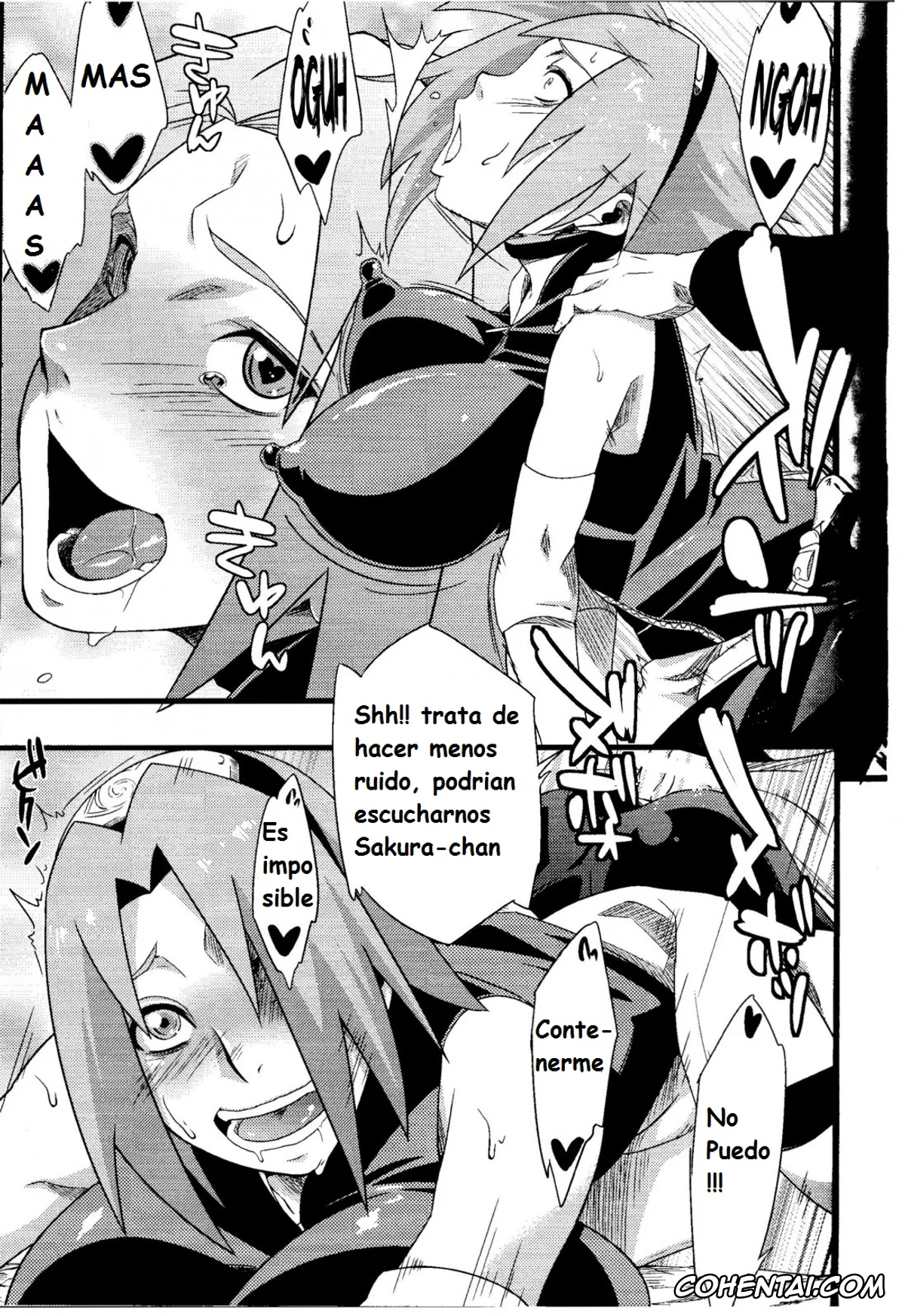 NARUTO hentai, Hinata Hyuga hentai, Ino Yamanaka hentai, Naruto Uzumaki hentai, Sakura Haruno hentai, Shizune hentai, Tenten hentai, Tsunade hentai, Saboten Nindou 2 (Naruto), pagina 9