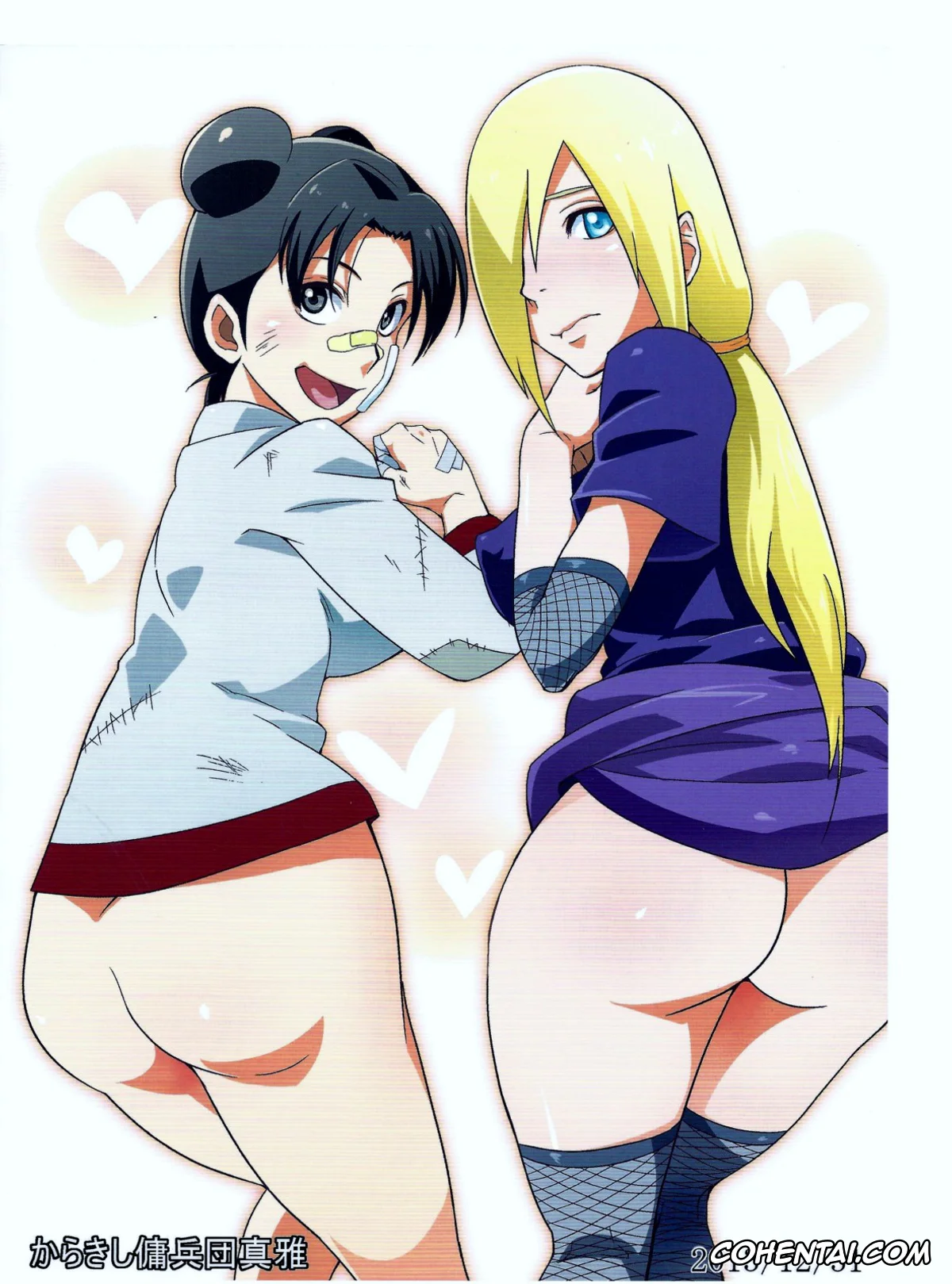 NARUTO xxx, Hinata Hyuga xxx, Ino Yamanaka xxx, Naruto Uzumaki xxx, Sakura Haruno xxx, Shizune xxx, Tenten xxx, Tsunade xxx, Saboten Nindou 2 (Naruto), pagina 37