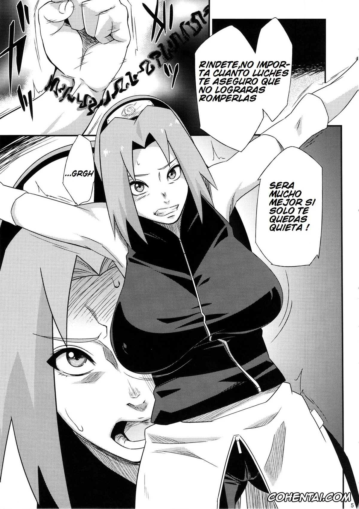 NARUTO hentai, Sakura Haruno hentai, Saboten Nindou -Ibun- (NARUTO), pagina 3