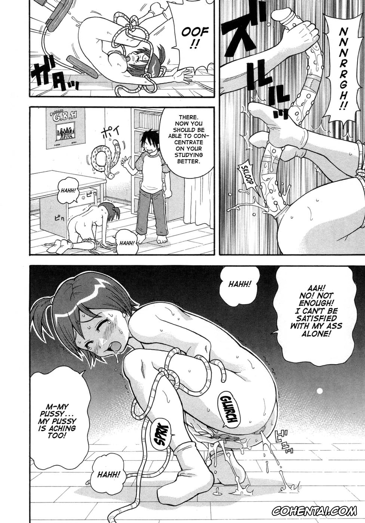Manga porno, Tankoubon porno, Muchi Muchi!! Monzetsu Fever, pagina 107