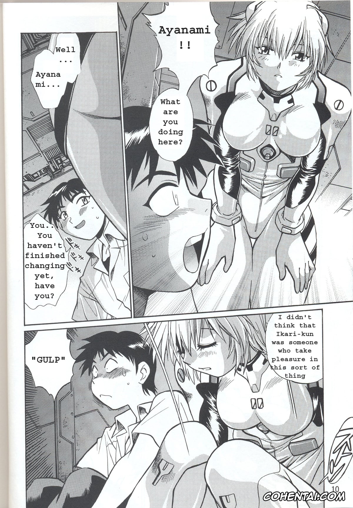 Neon Genesis Evangelion xxx, Rei Ayanami xxx, Shinji Ikari xxx, Plug Suit Fetish Vol. 4 (Neon Genesis Evangelion), pagina 10