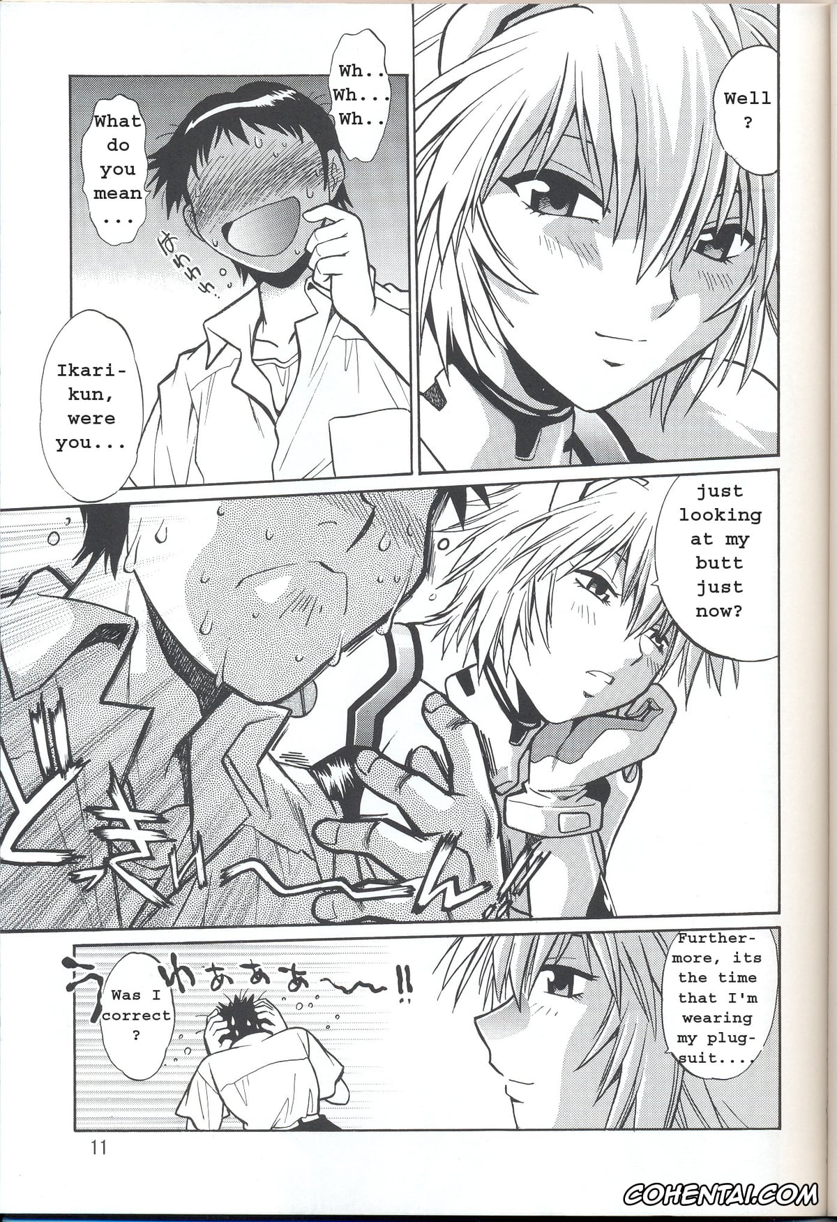 Neon Genesis Evangelion porno, Rei Ayanami porno, Shinji Ikari porno, Plug Suit Fetish Vol. 4 (Neon Genesis Evangelion), pagina 11