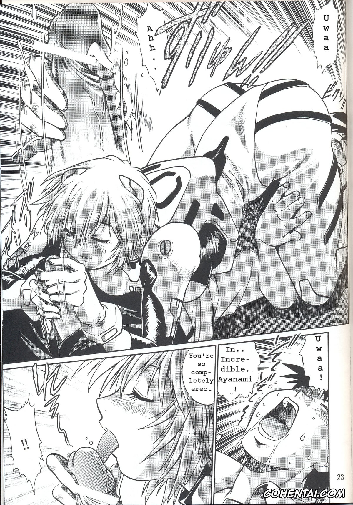 Neon Genesis Evangelion porno, Rei Ayanami porno, Shinji Ikari porno, Plug Suit Fetish Vol. 4 (Neon Genesis Evangelion), pagina 23
