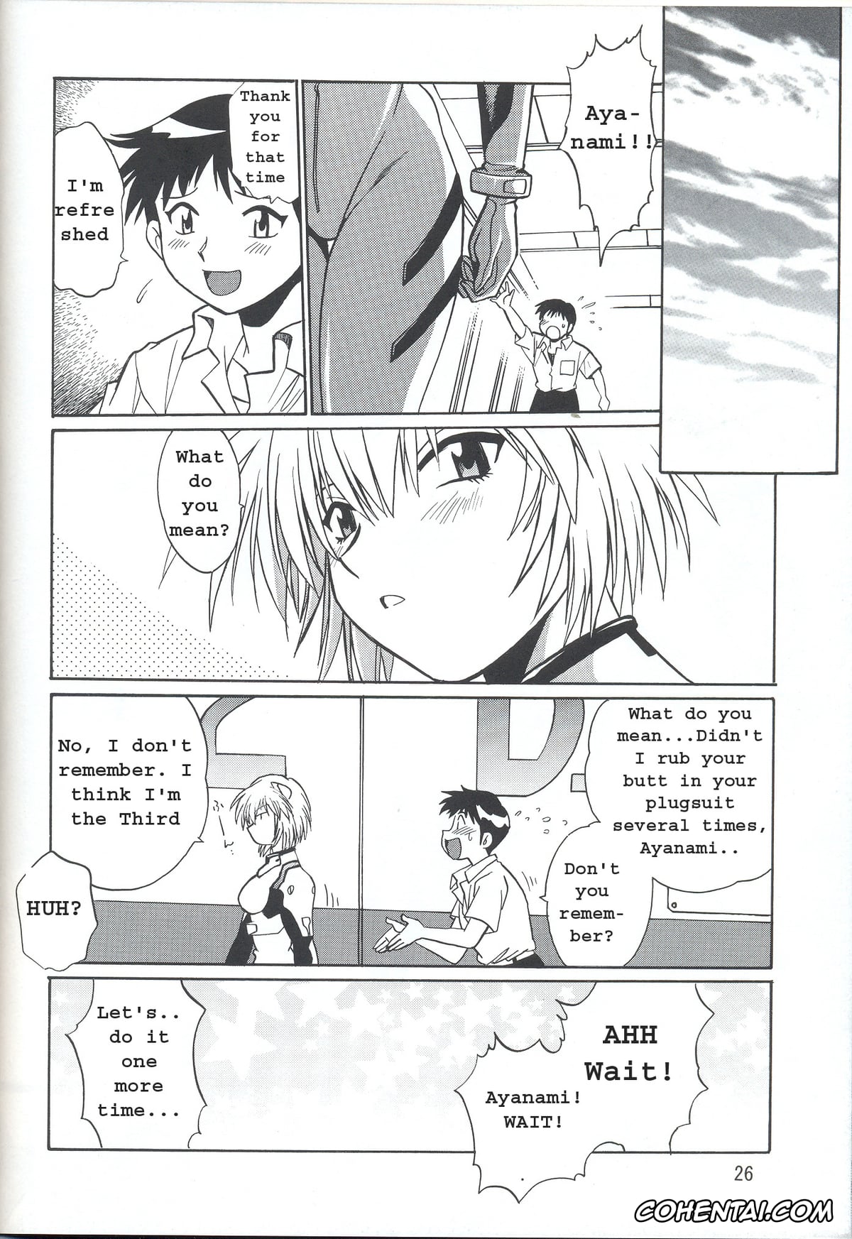 Neon Genesis Evangelion porno, Rei Ayanami porno, Shinji Ikari porno, Plug Suit Fetish Vol. 4 (Neon Genesis Evangelion), pagina 26