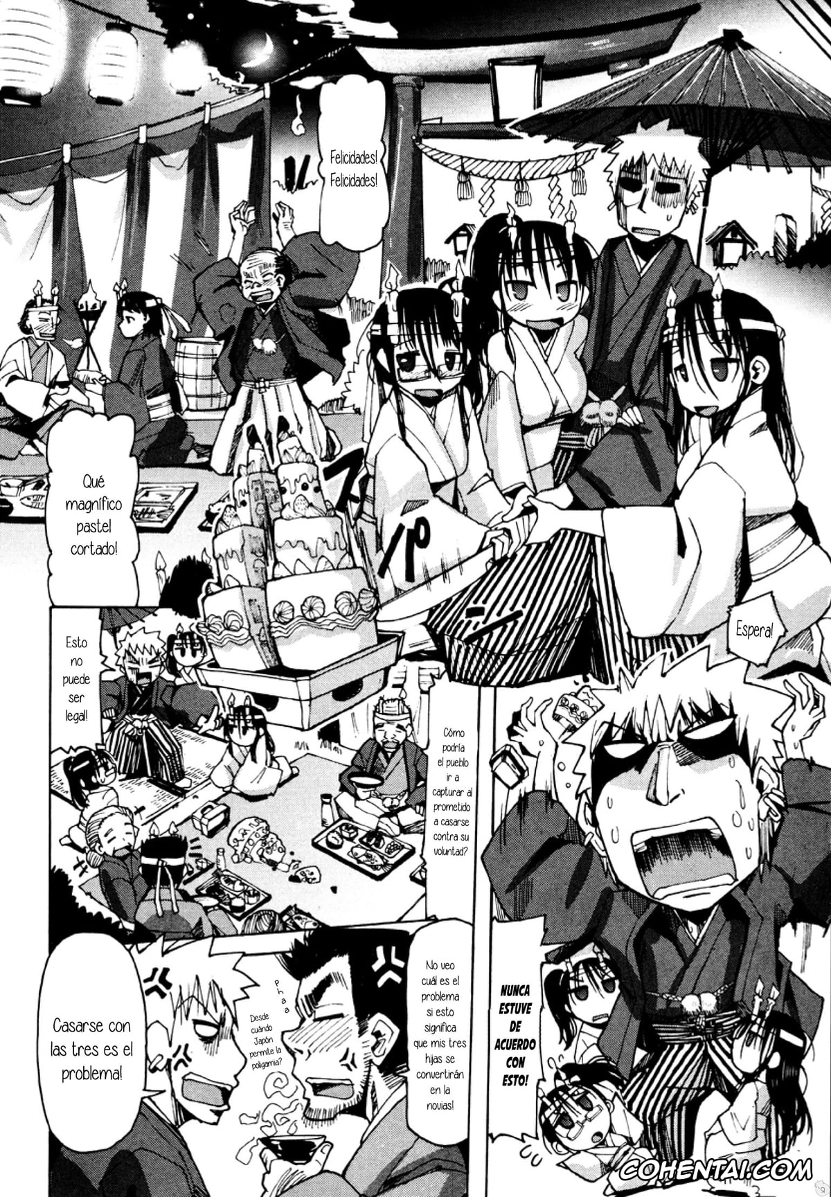 Revistas porno, COMIC Shingeki porno, Ichinen Shoya (COMIC Shingeki 2012-03), pagina 2