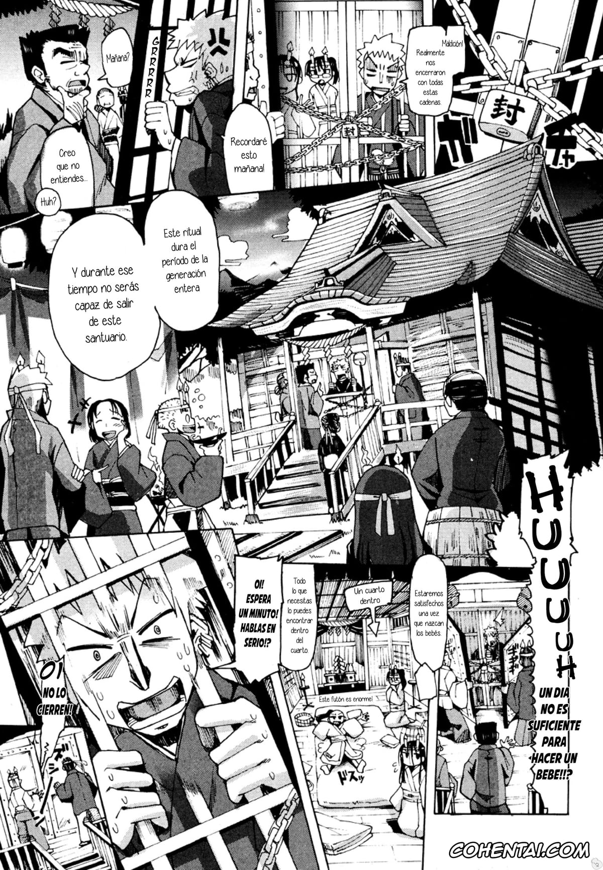 Revistas porno, COMIC Shingeki porno, Ichinen Shoya (COMIC Shingeki 2012-03), pagina 5