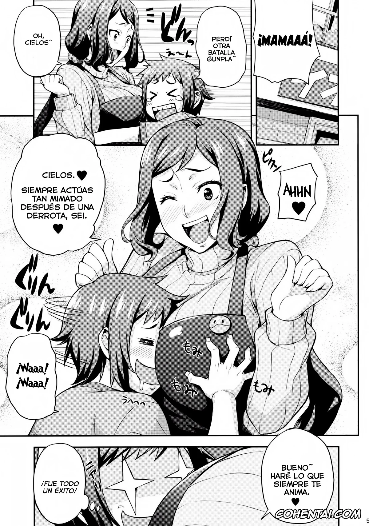 Gundam Build Fighters xxx, China Kousaka xxx, Rinko Iori xxx, Sei Iori xxx, Rinko Mama ga Iyashiteageru | Mamá Rinko Te Consolará (Gundam Build Fighters), pagina 4
