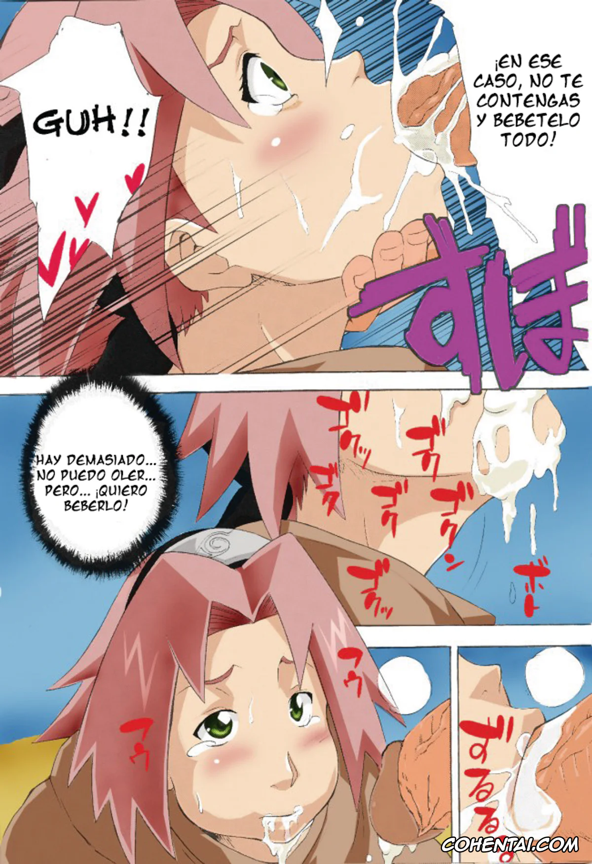 NARUTO hentai, Hinata Hyuga hentai, Naruto Uzumaki hentai, Sakura Haruno hentai, Yokubari Saboten (Naruto), pagina 9