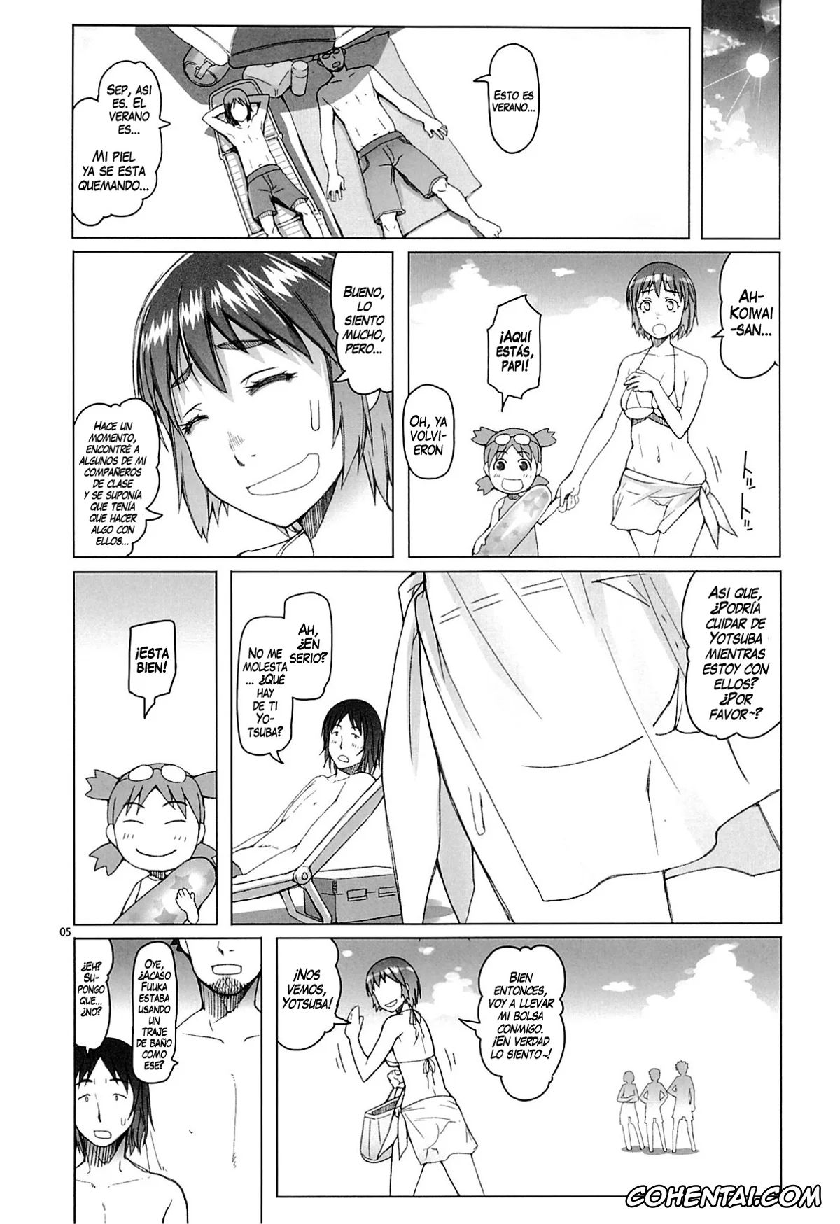 Yotsubato! xxx, Fuuka Ayase xxx, Fuuka-chan Natsu Nikki (Yotsubato!), pagina 4
