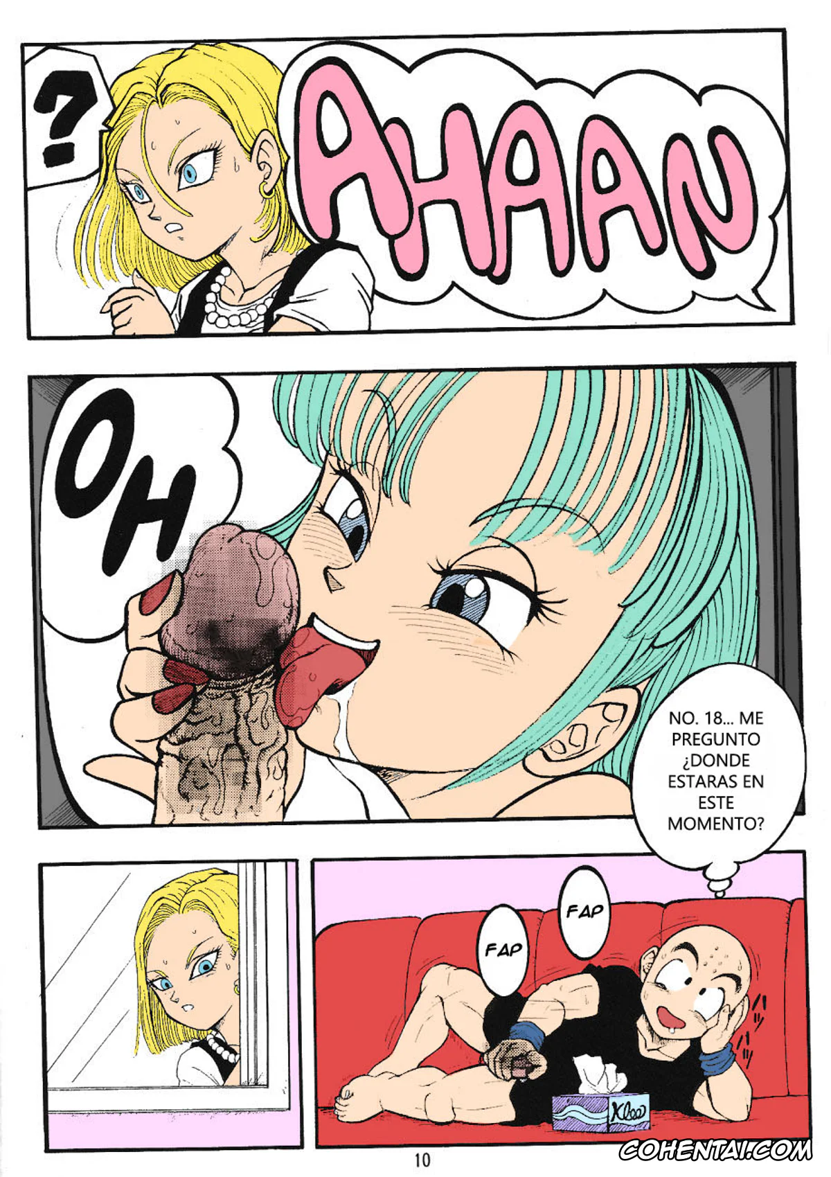 Dragon Ball Z porno, Android 18 porno, Krillin porno, Dragon Ball H Maki San (Dragon Ball Z), pagina 8