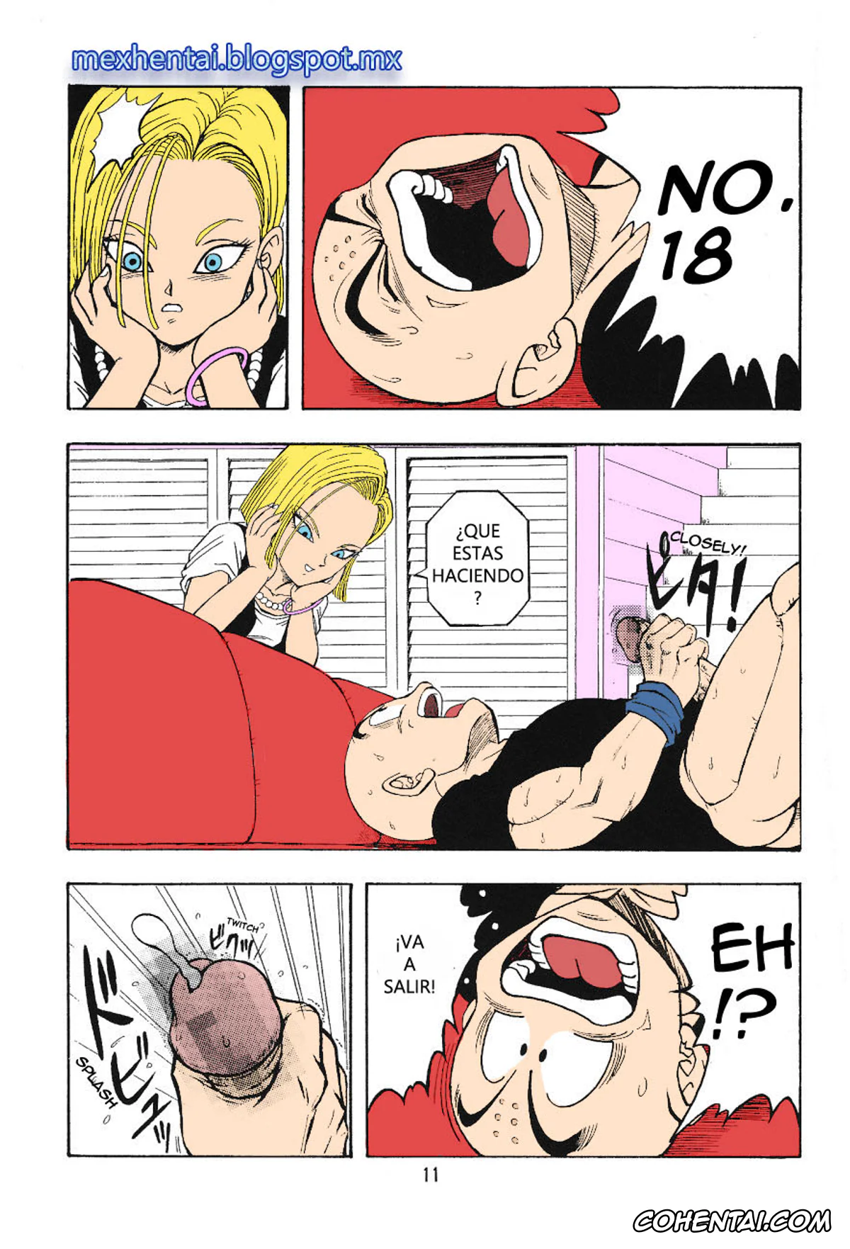 Dragon Ball Z hentai, Android 18 hentai, Krillin hentai, Dragon Ball H Maki San (Dragon Ball Z), pagina 9