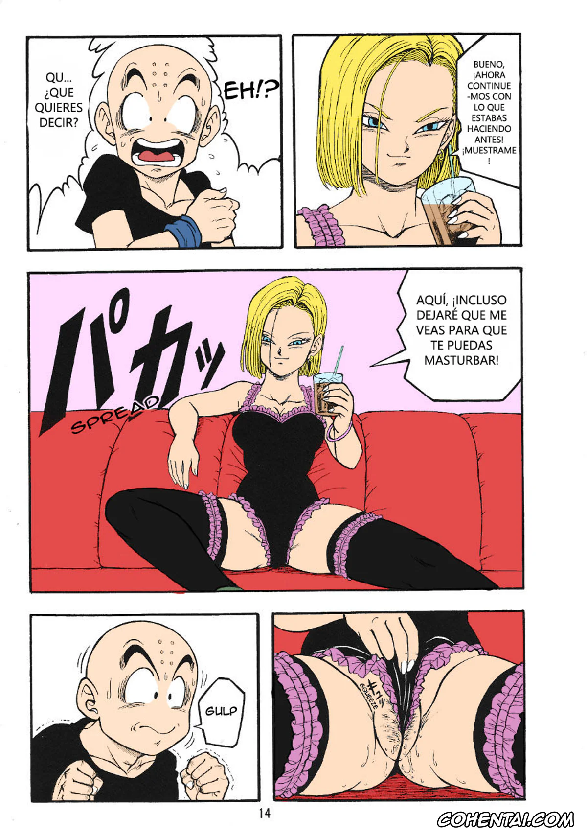Dragon Ball Z hentai, Android 18 hentai, Krillin hentai, Dragon Ball H Maki San (Dragon Ball Z), pagina 12