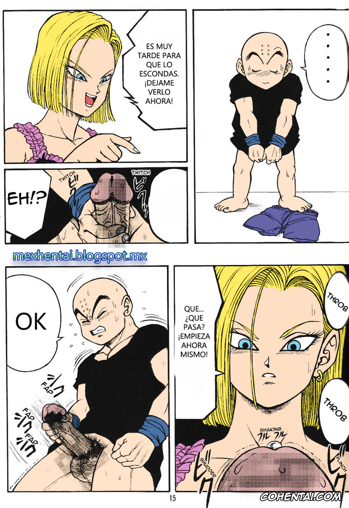 Dragon Ball Z xxx, Android 18 xxx, Krillin xxx, Dragon Ball H Maki San (Dragon Ball Z), pagina 13