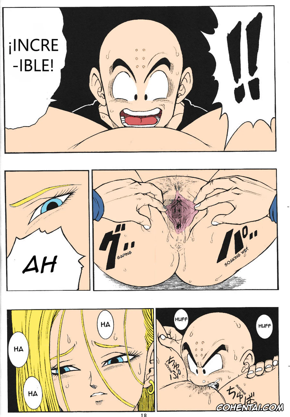 Dragon Ball Z xxx, Android 18 xxx, Krillin xxx, Dragon Ball H Maki San (Dragon Ball Z), pagina 16