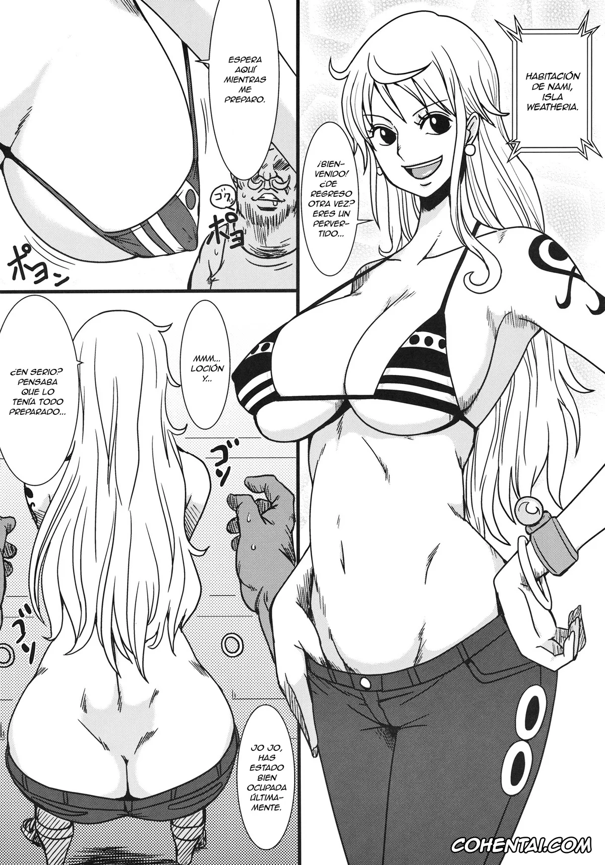 One Piece hentai, Nami hentai, Nami ni Norou!! 2 Years Later (One Piece), pagina 3