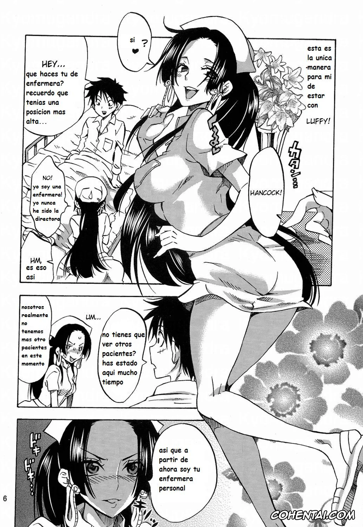 One Piece porno, Boa Hancock porno, Monkey D. Luffy porno, Pirates Hospital (One Piece), pagina 5