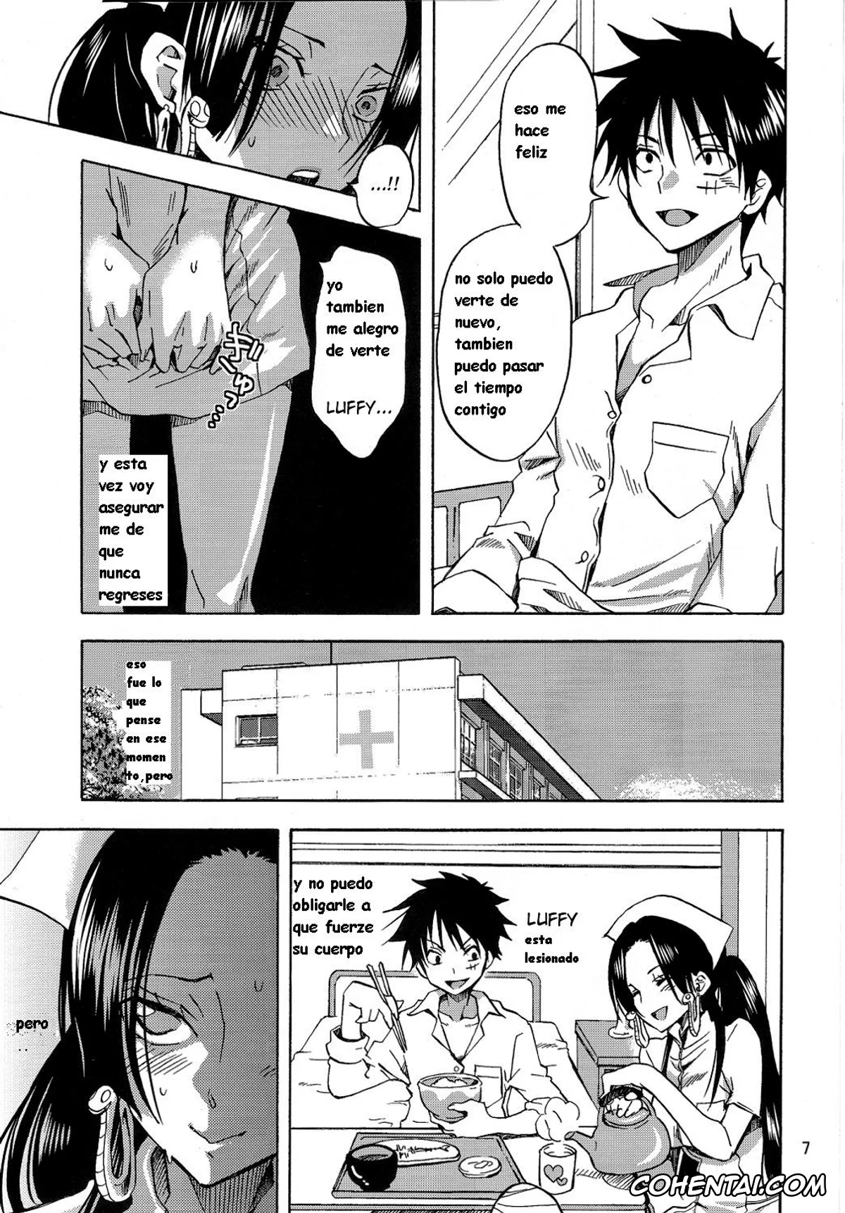 One Piece hentai, Boa Hancock hentai, Monkey D. Luffy hentai, Pirates Hospital (One Piece), pagina 6