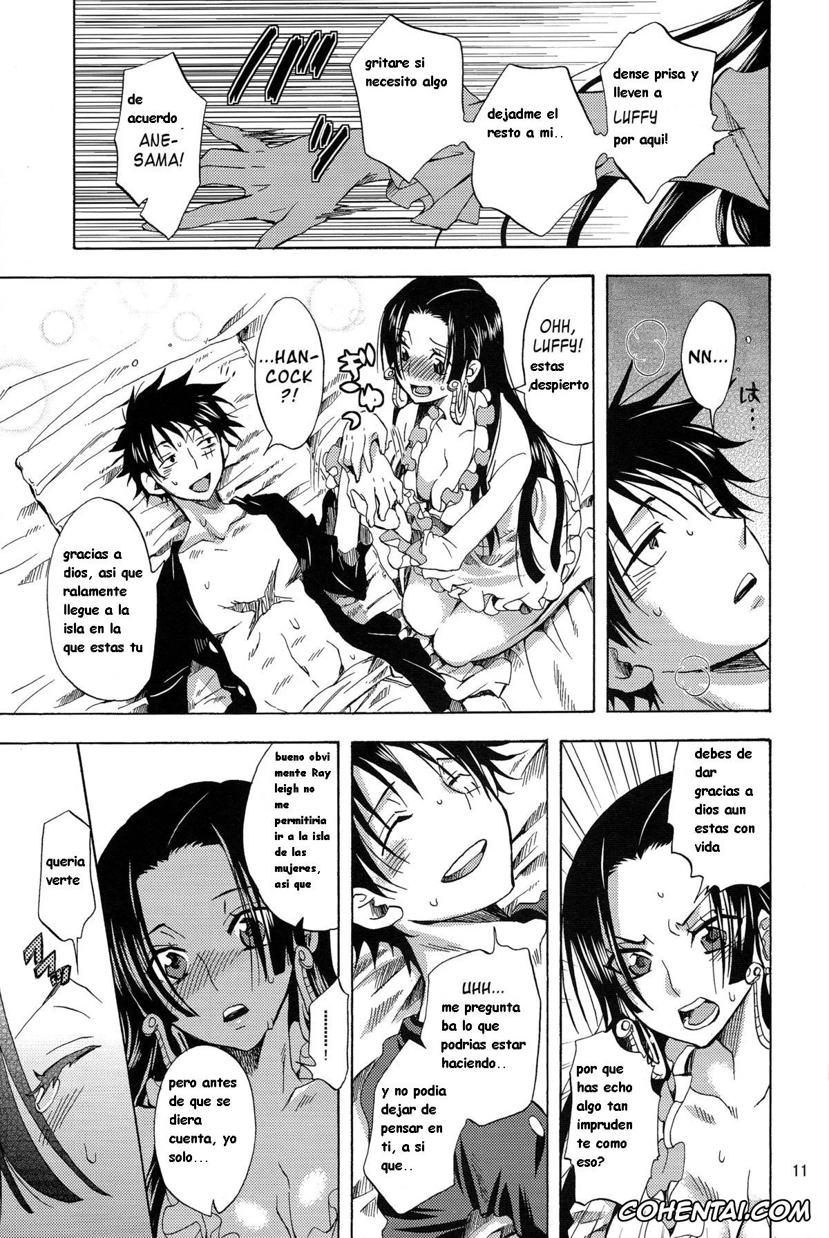 One Piece xxx, Boa Hancock xxx, Monkey D. Luffy xxx, Nyougashima yori Warawa o Todoke ni Mairimasu! (One Piece), pagina 10