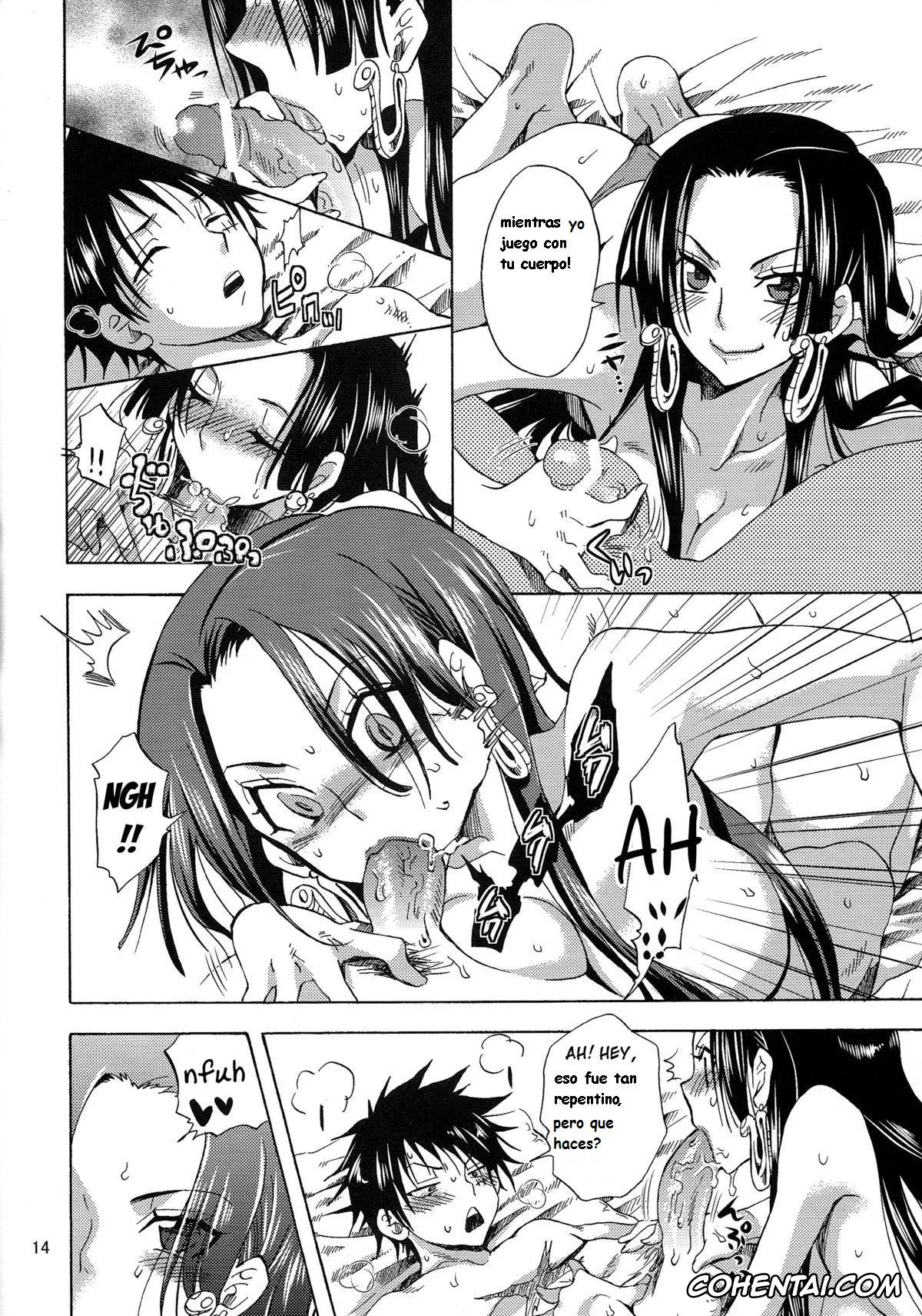 One Piece xxx, Boa Hancock xxx, Monkey D. Luffy xxx, Nyougashima yori Warawa o Todoke ni Mairimasu! (One Piece), pagina 13