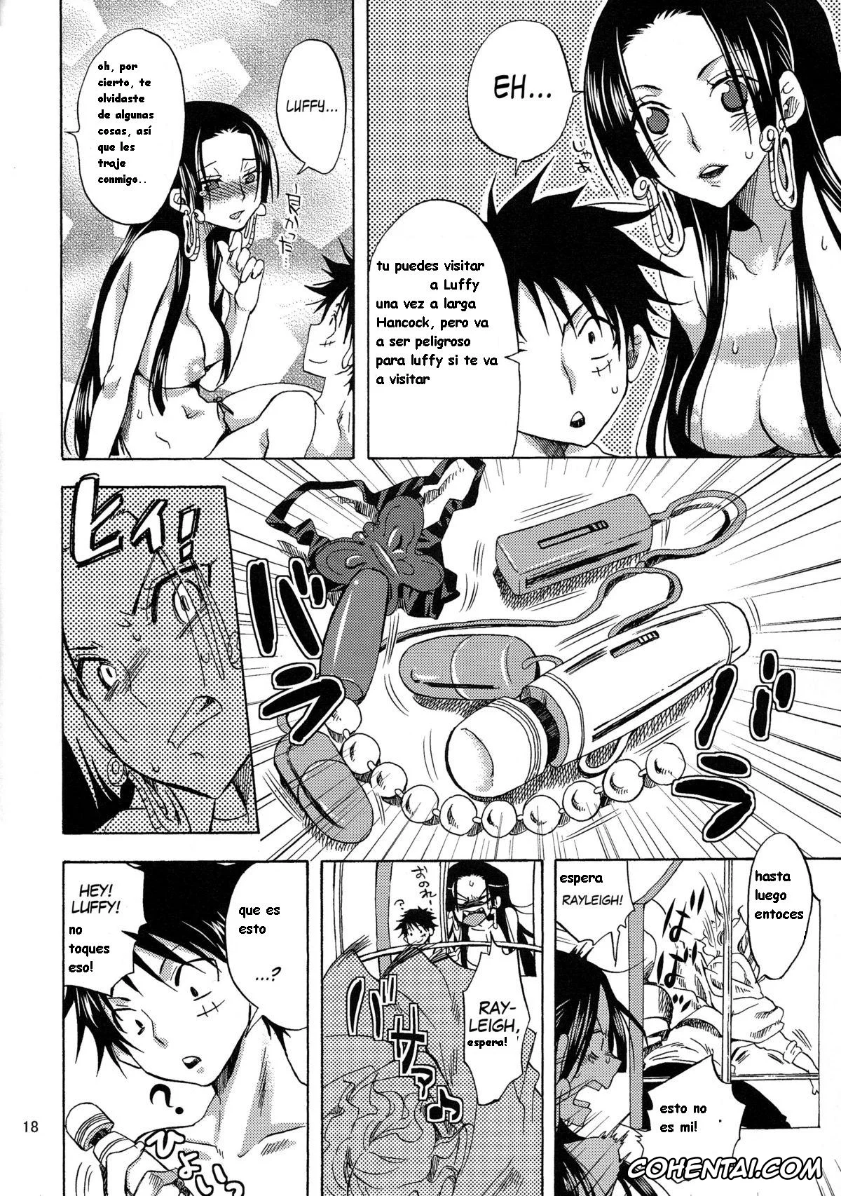 One Piece porno, Boa Hancock porno, Monkey D. Luffy porno, Nyougashima yori Warawa o Todoke ni Mairimasu! (One Piece), pagina 17