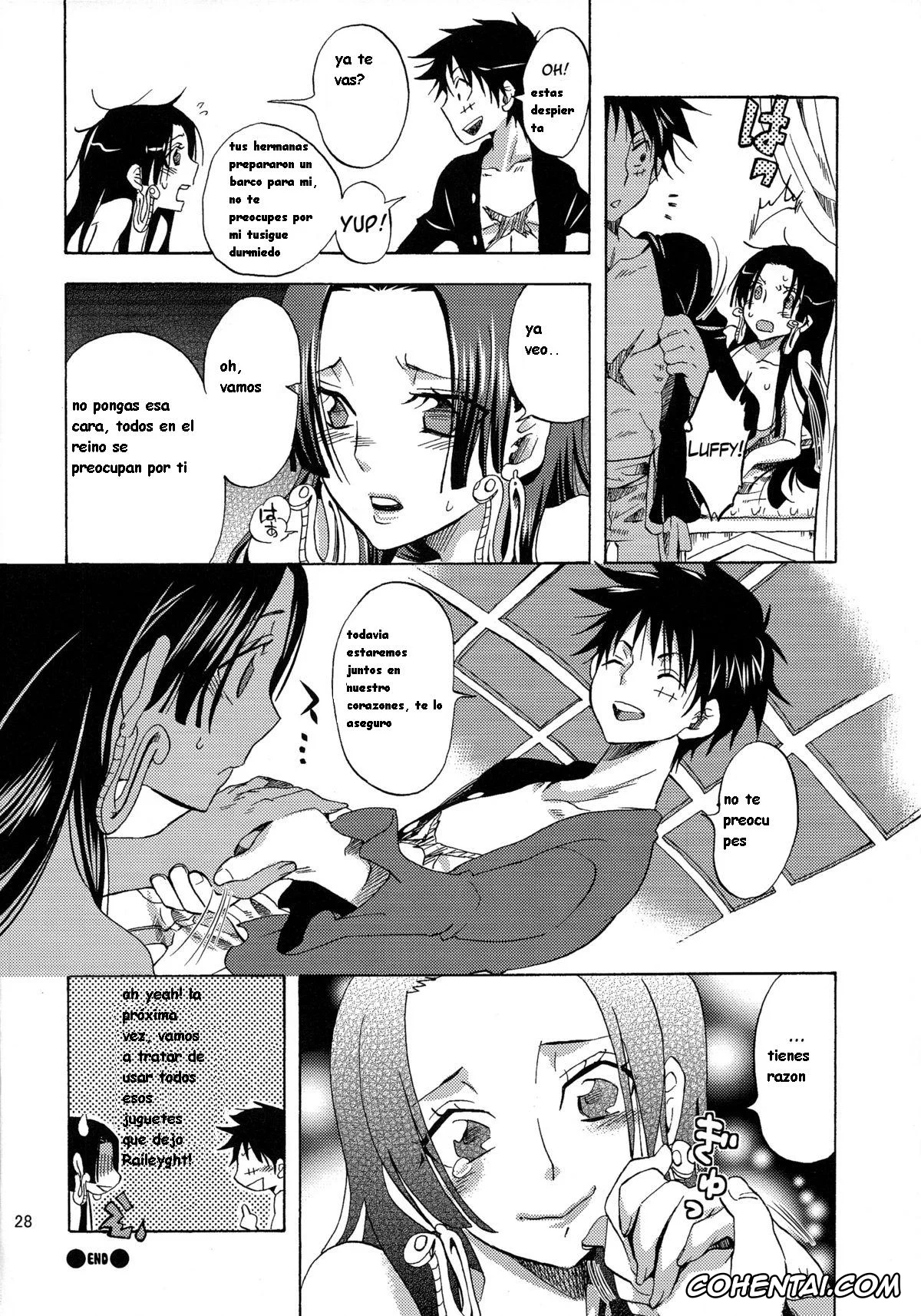 One Piece hentai, Boa Hancock hentai, Monkey D. Luffy hentai, Nyougashima yori Warawa o Todoke ni Mairimasu! (One Piece), pagina 27
