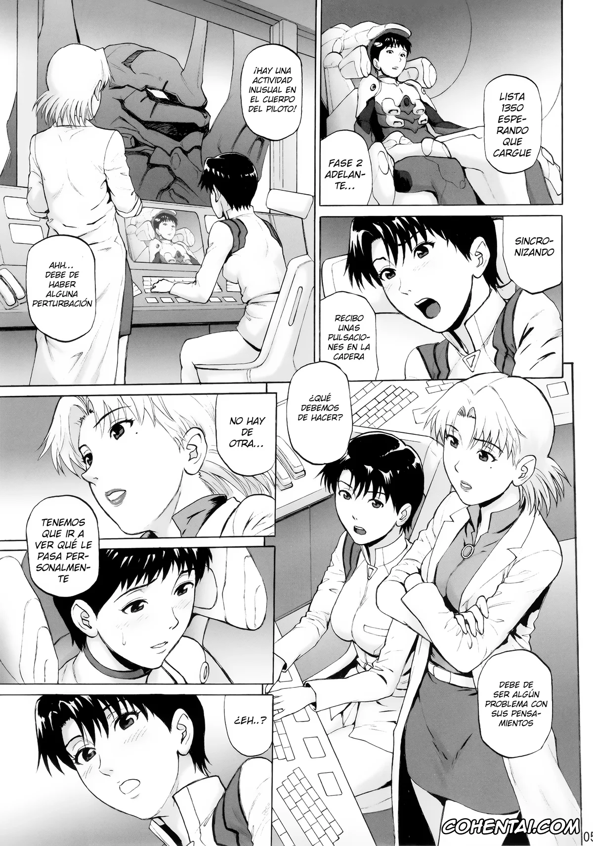 Neon Genesis Evangelion xxx, Maya Ibuki xxx, Ritsuko Akagi xxx, Shinji Ikari xxx, Tenkuu Roukaku (Neon Genesis Evangelion), pagina 4