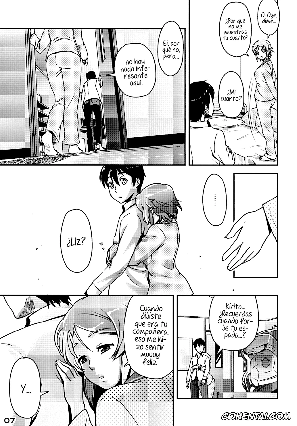 Sword Art Online xxx, Kazuto Kirigaya | Kirito xxx, Rika Shinozaki | Lisbeth xxx, RIZ ROUND2 (Sword Art Online), pagina 7