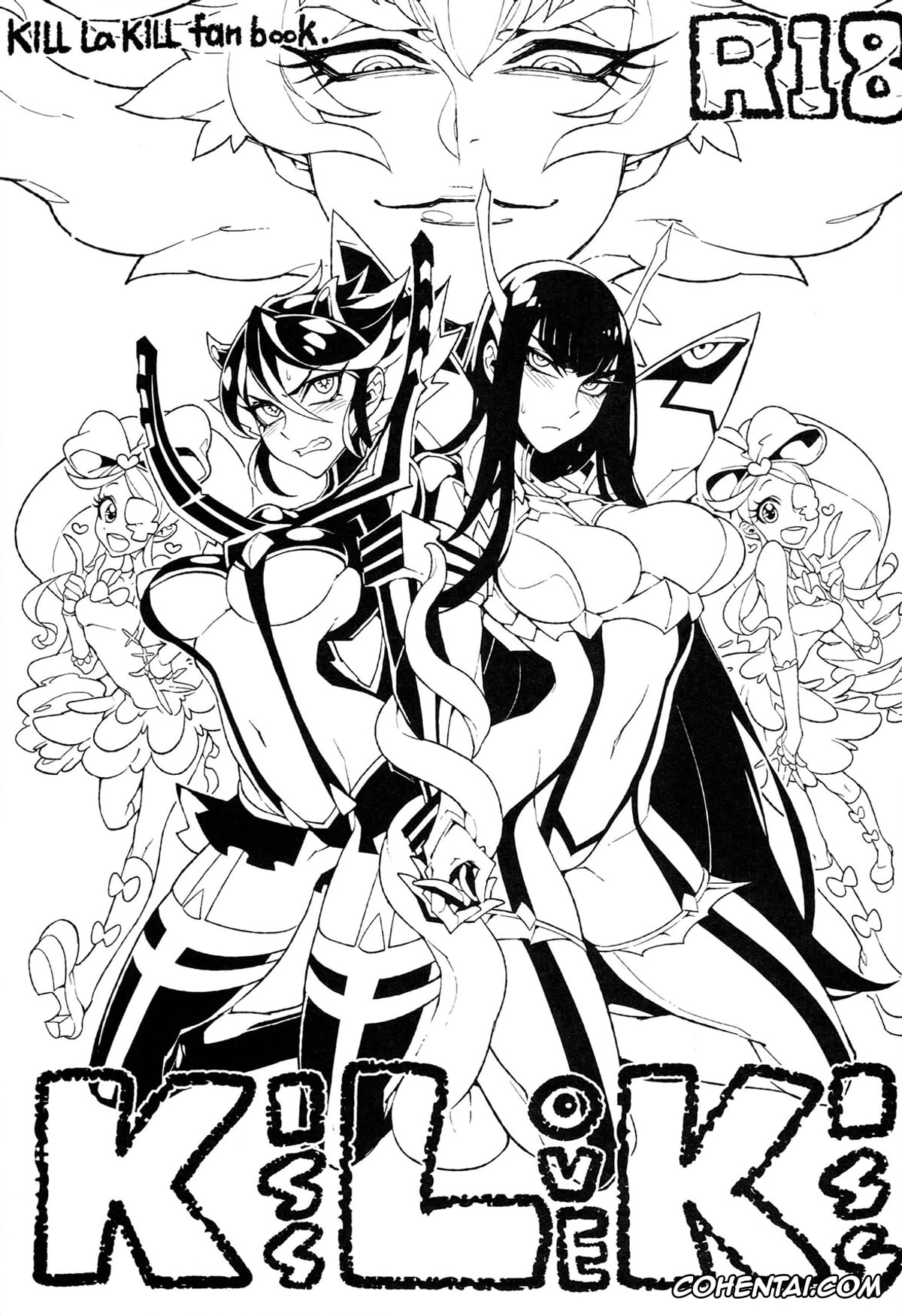 Kill la Kill hentai, Nui Harime hentai, Ragyo Kiryuuin hentai, Ryuuko Matoi hentai, Satsuki Kiryuuin hentai, KISS LOVE KISS (Kill la Kill), pagina 3