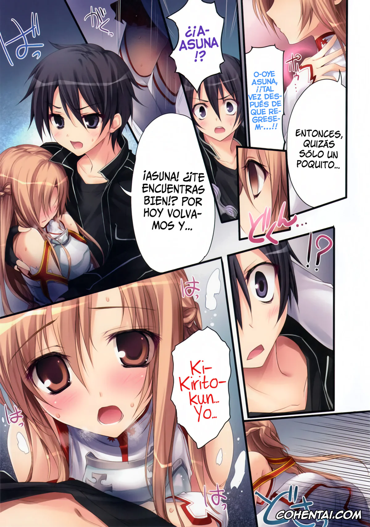 Sword Art Online hentai, Asuna Yuuki hentai, Kazuto Kirigaya | Kirito hentai, KAROFUL MIX EX8 (Sword Art Online), pagina 6