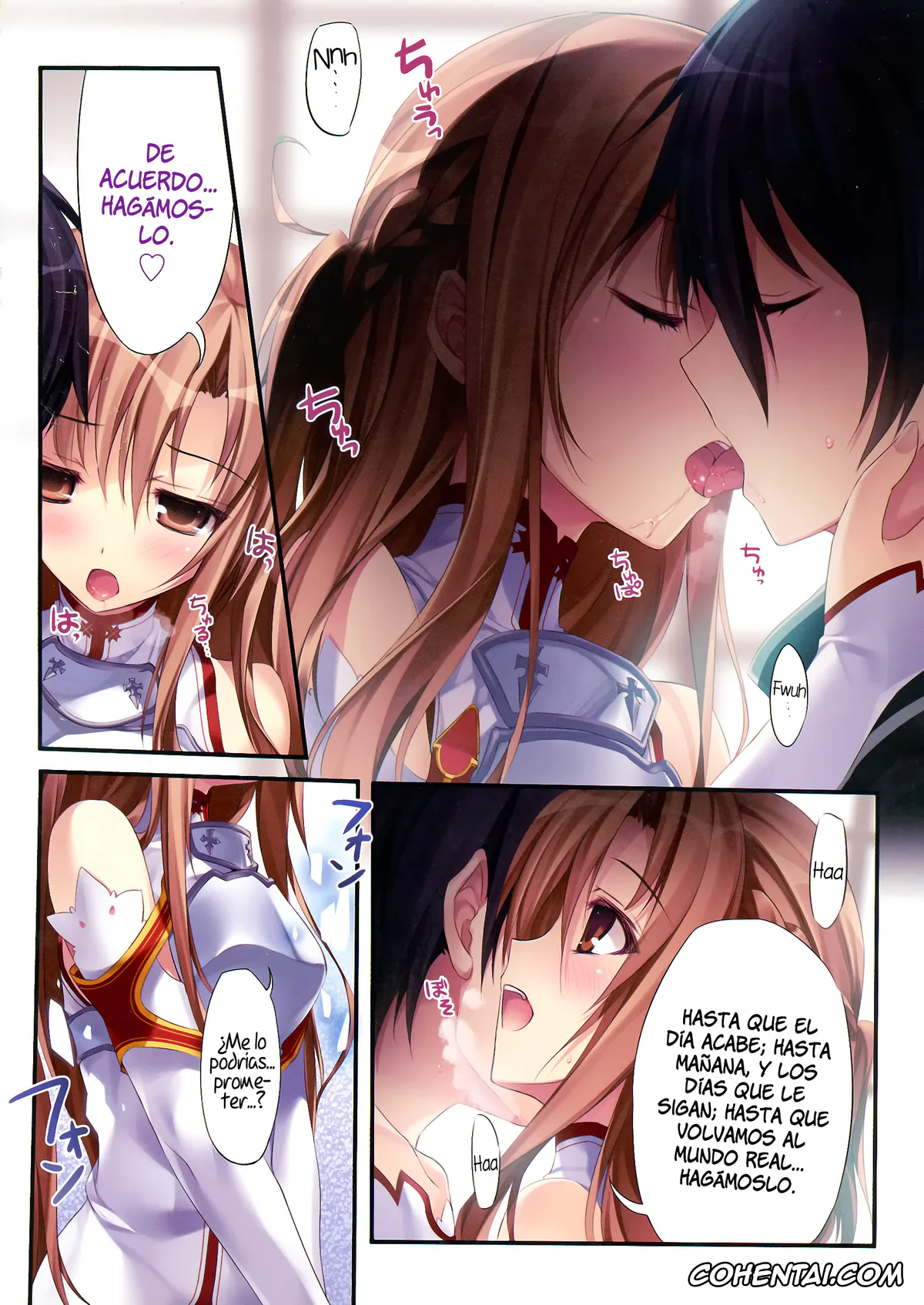 Sword Art Online porno, Asuna Yuuki porno, Kazuto Kirigaya | Kirito porno, KARORFUL MIX EX9 (Sword Art Online), pagina 5