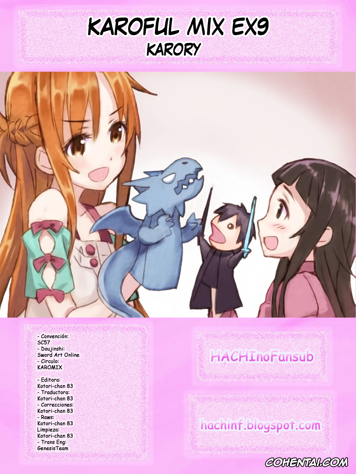 Sword Art Online hentai, Asuna Yuuki hentai, Kazuto Kirigaya | Kirito hentai, KARORFUL MIX EX9 (Sword Art Online), pagina 18