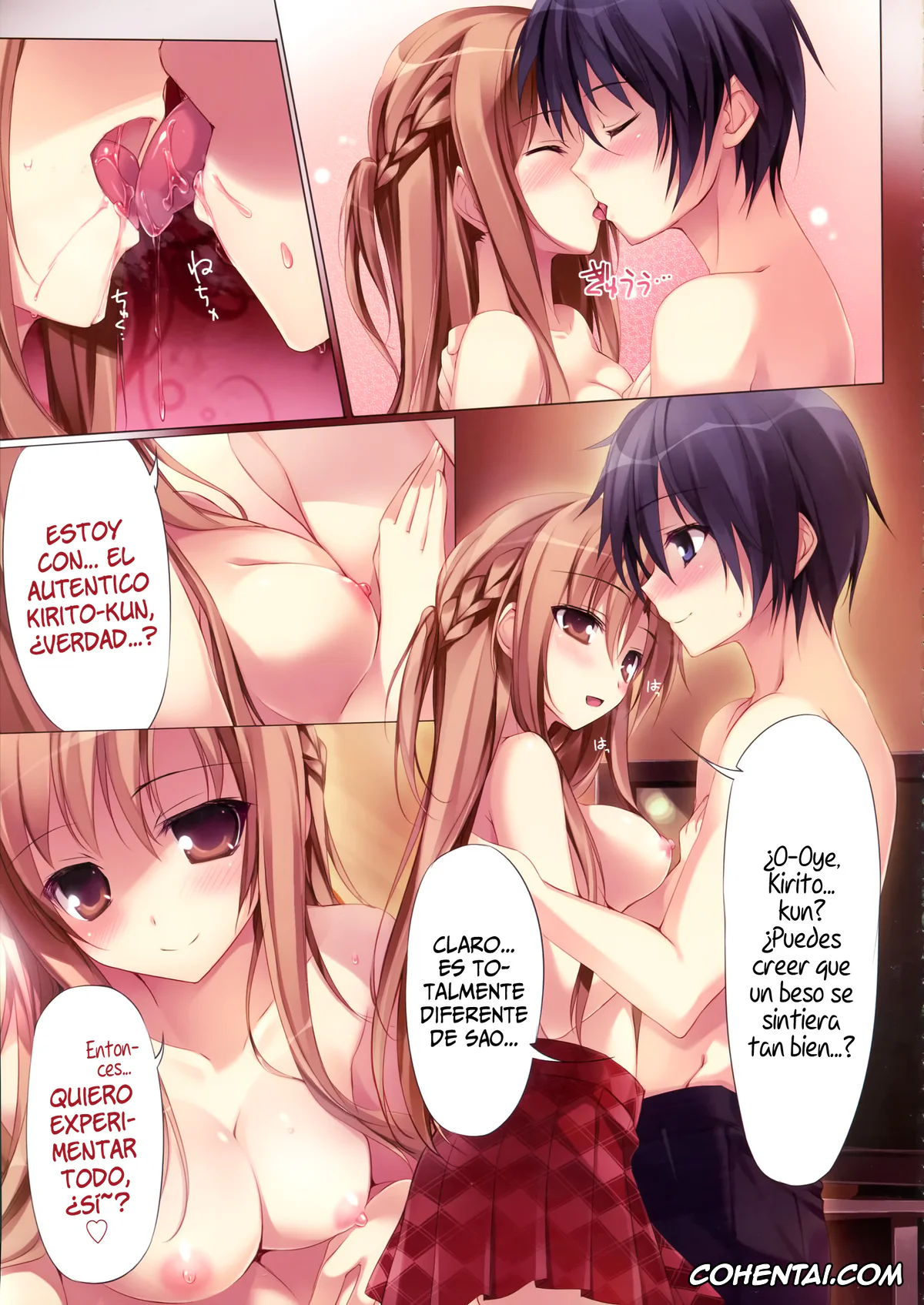 Sword Art Online hentai, Asuna Yuuki hentai, Kazuto Kirigaya | Kirito hentai, KARORFUL MIX EX10 (Sword Art Online), pagina 6