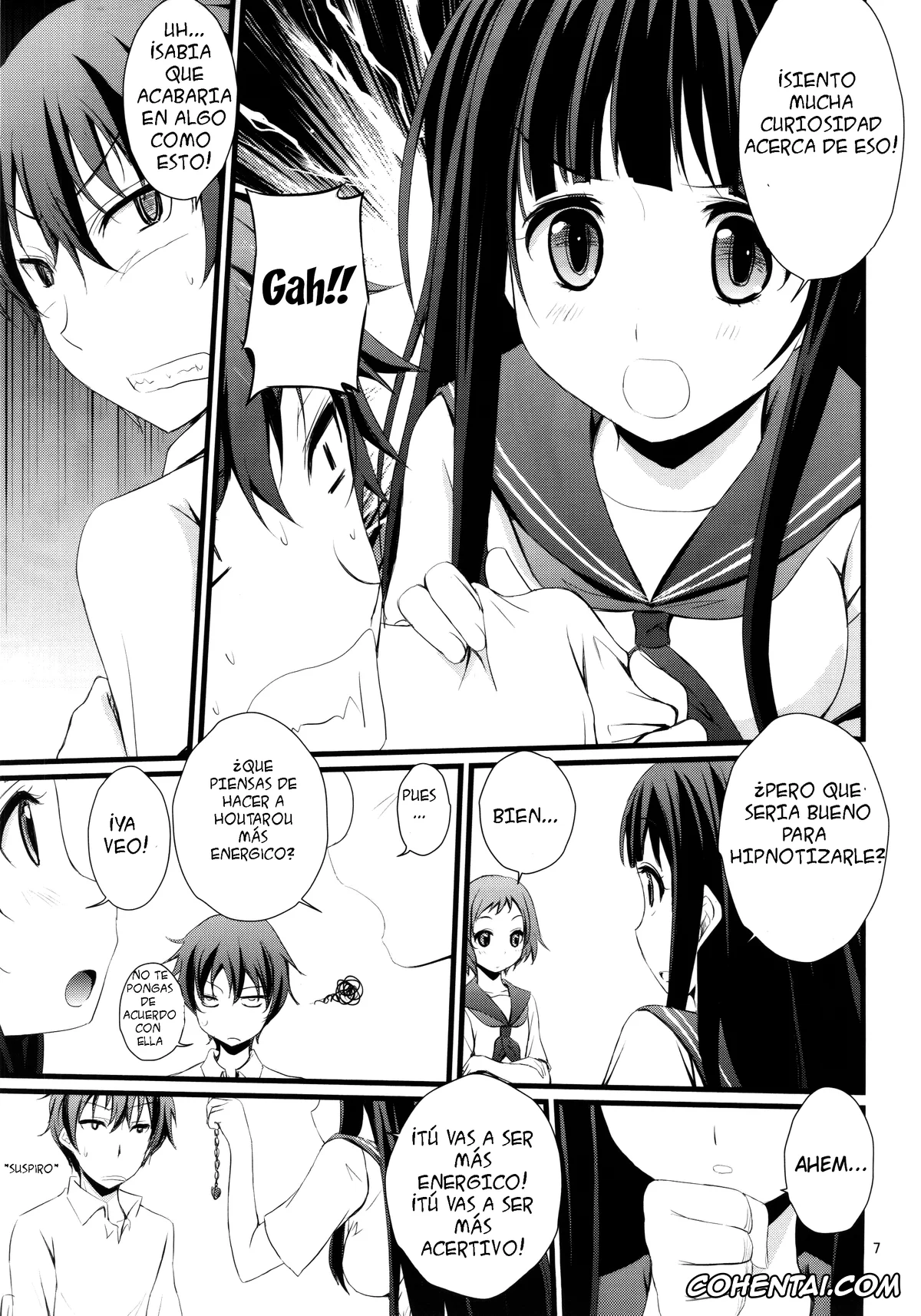 Hyouka hentai, Eru Chitanda hentai, Houtarou Oreki hentai, Mayaka Ibara hentai, Watashi Saimin ni Kakarimasu (Hyouka), pagina 6