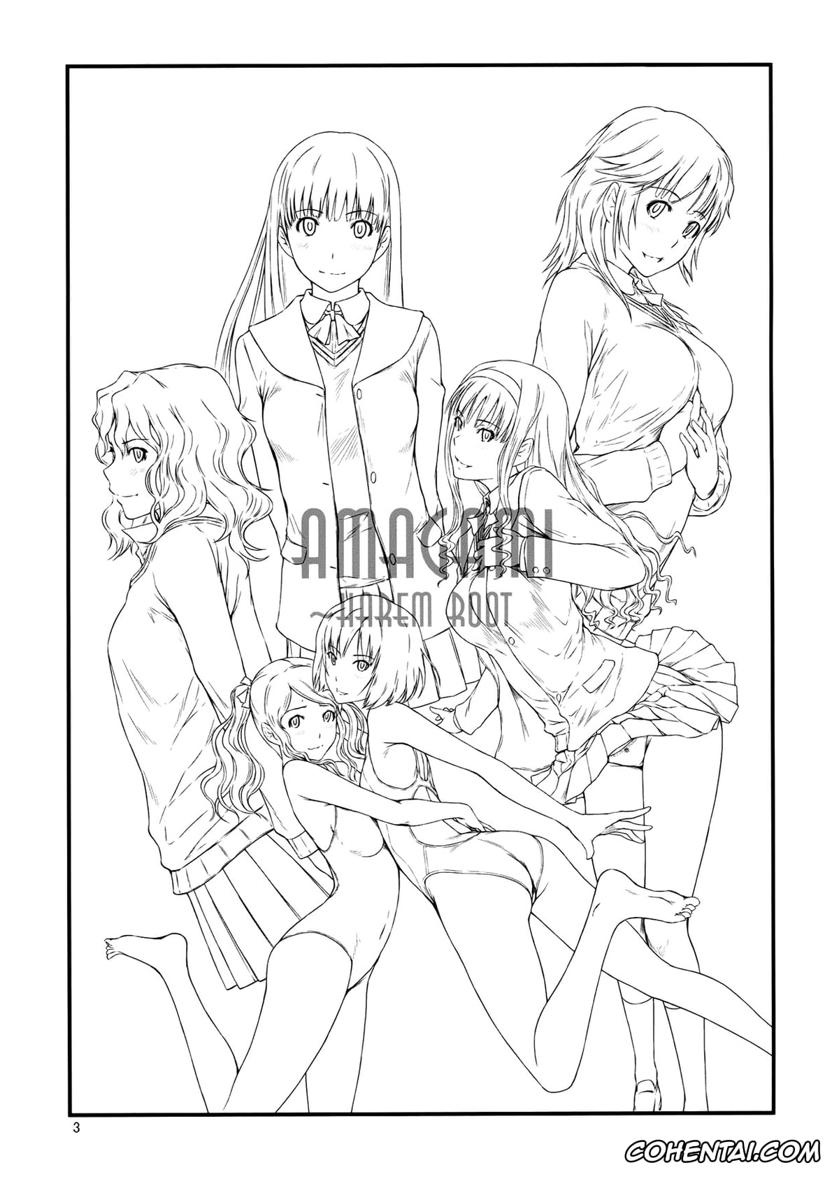 Amagami hentai, Ai Nanasaki hentai, Haruka Morishima hentai, Junichi Tachibana hentai, Kaoru Tanamachi hentai, Rihoko Sakurai hentai, Sae Nakata hentai, Tsukasa Ayatsuji hentai, AMAGAMI ~HAREM ROOT (Amagami), pagina 3