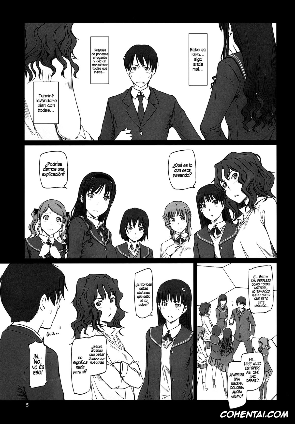Amagami porno, Ai Nanasaki porno, Haruka Morishima porno, Junichi Tachibana porno, Kaoru Tanamachi porno, Rihoko Sakurai porno, Sae Nakata porno, Tsukasa Ayatsuji porno, AMAGAMI ~HAREM ROOT (Amagami), pagina 5