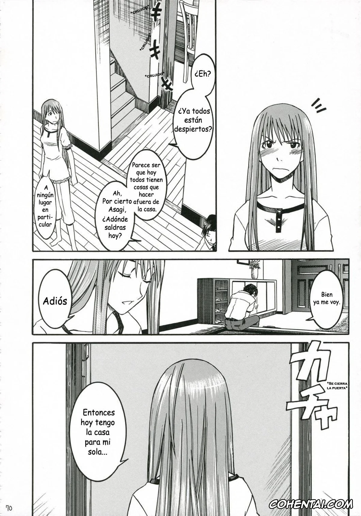 Yotsubato! xxx, Asagi Ayase xxx, Yousuke Koiwai xxx, PRETTY NEIGHBOR&! Vol. 3 (Yotsubato!), pagina 7