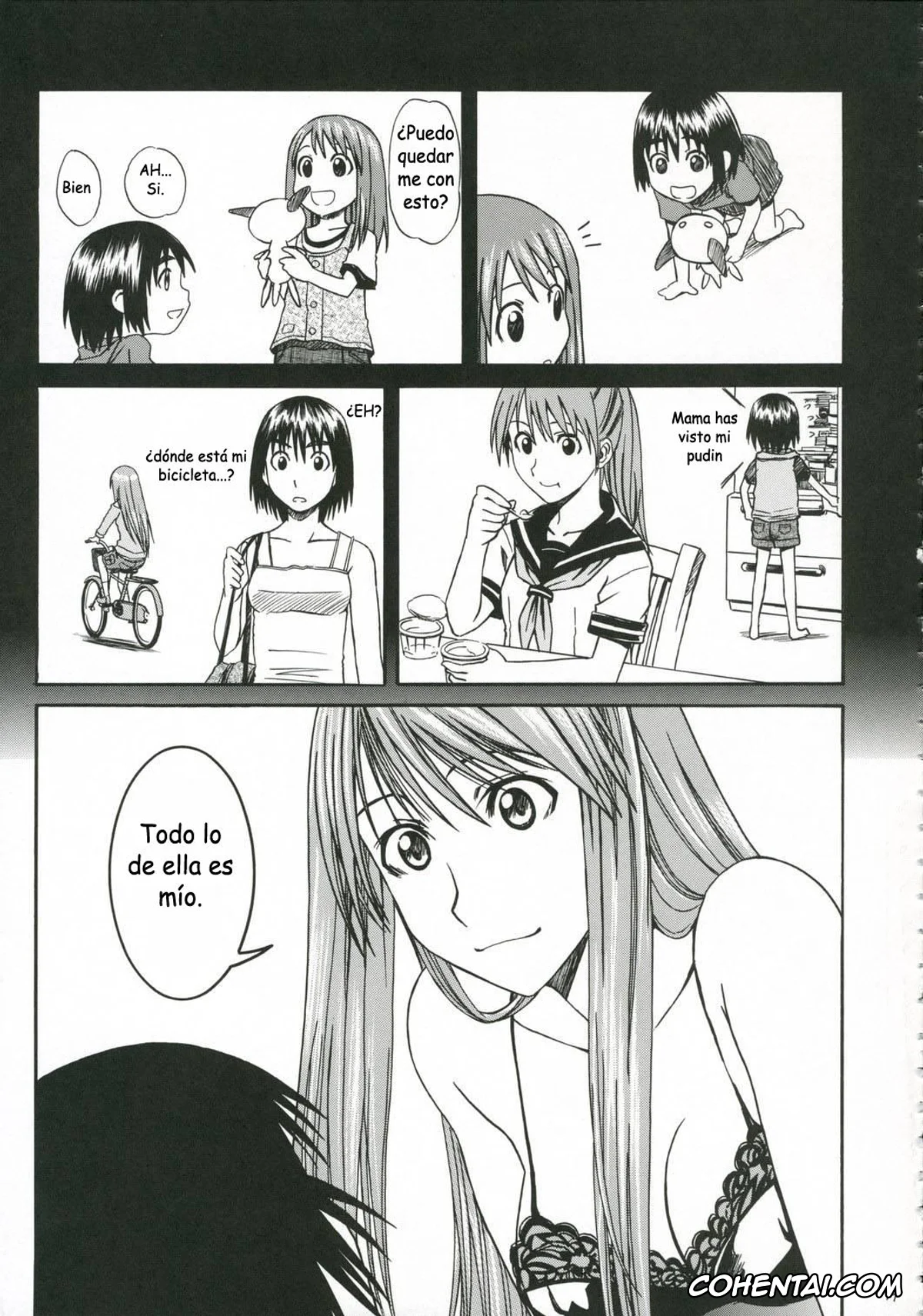 Yotsubato! xxx, Asagi Ayase xxx, Yousuke Koiwai xxx, PRETTY NEIGHBOR&! Vol. 3 (Yotsubato!), pagina 16