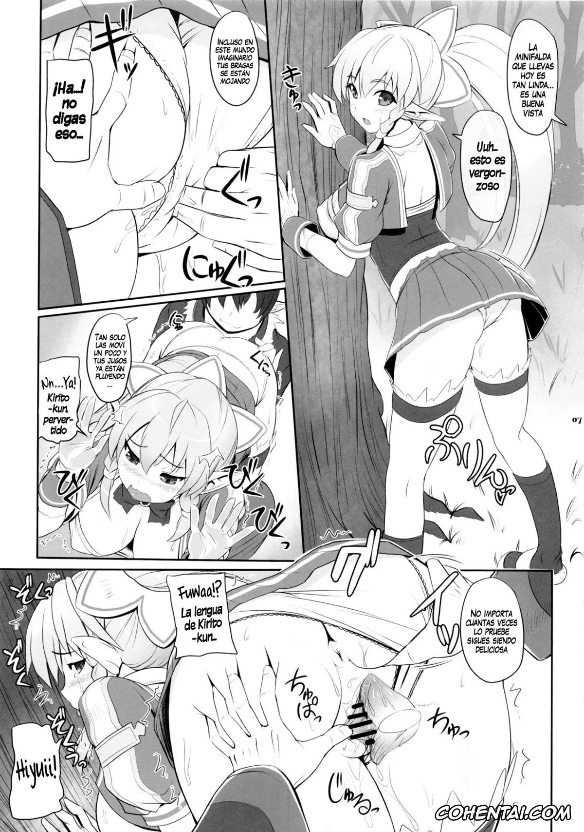 Sword Art Online hentai, Kazuto Kirigaya | Kirito hentai, Lyfa | Leafa hentai, Motto!SAOn (Sword Art Online), pagina 6