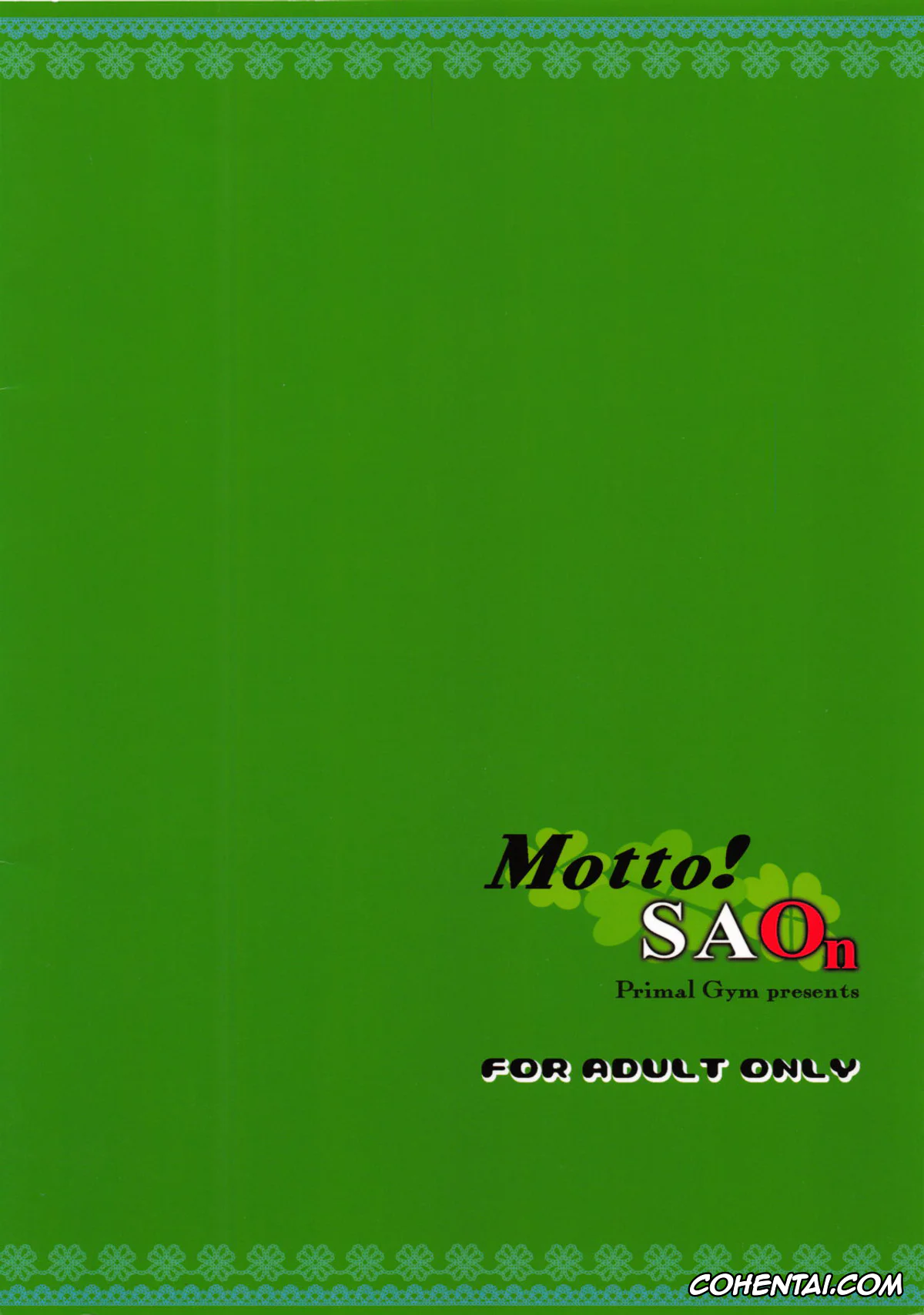 Sword Art Online xxx, Kazuto Kirigaya | Kirito xxx, Lyfa | Leafa xxx, Motto!SAOn (Sword Art Online), pagina 22
