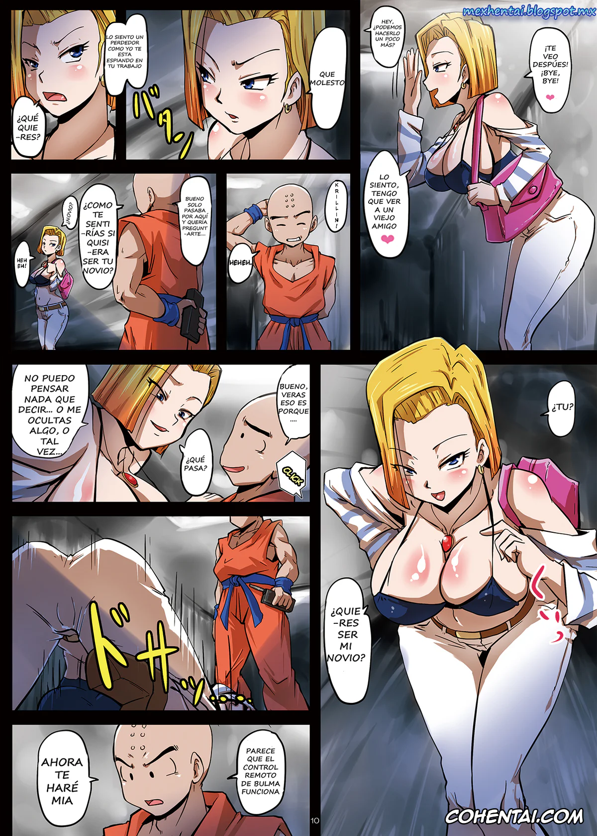 Dragon Ball Z porno, Android 18 porno, Bulma Briefs porno, Krillin porno, 18-gou Sei Dorei Keikaku -Bulma to Krillin no Kyoubou de 18-gou ga Ochiru Made- (Dragon Ball Z), pagina 11
