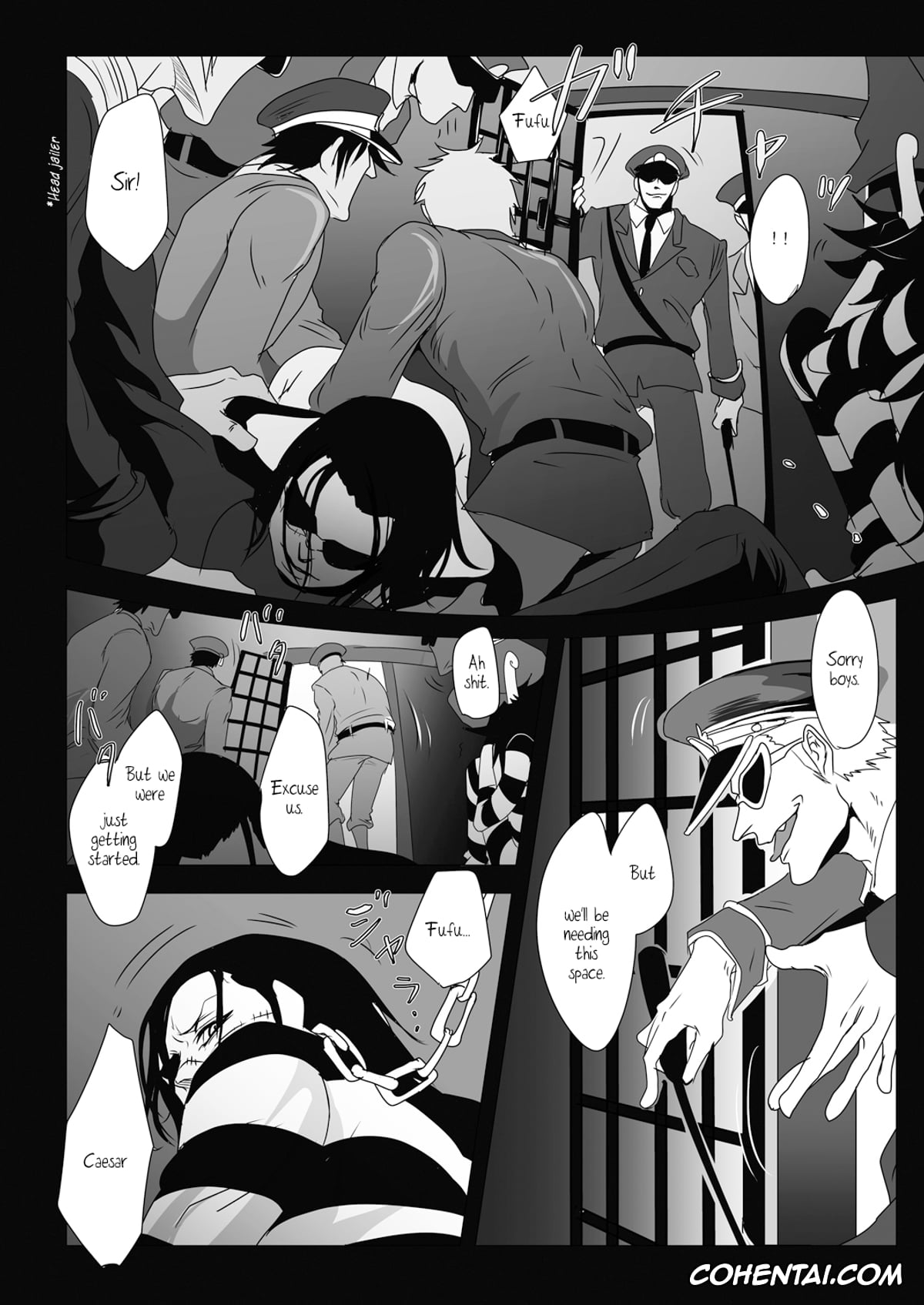 One Piece xxx, Caesar Clown xxx, Crocodile xxx, Donquixote Doflamingo xxx, Trafalgar Law xxx, THE OFFENDERS (One Piece), pagina 7