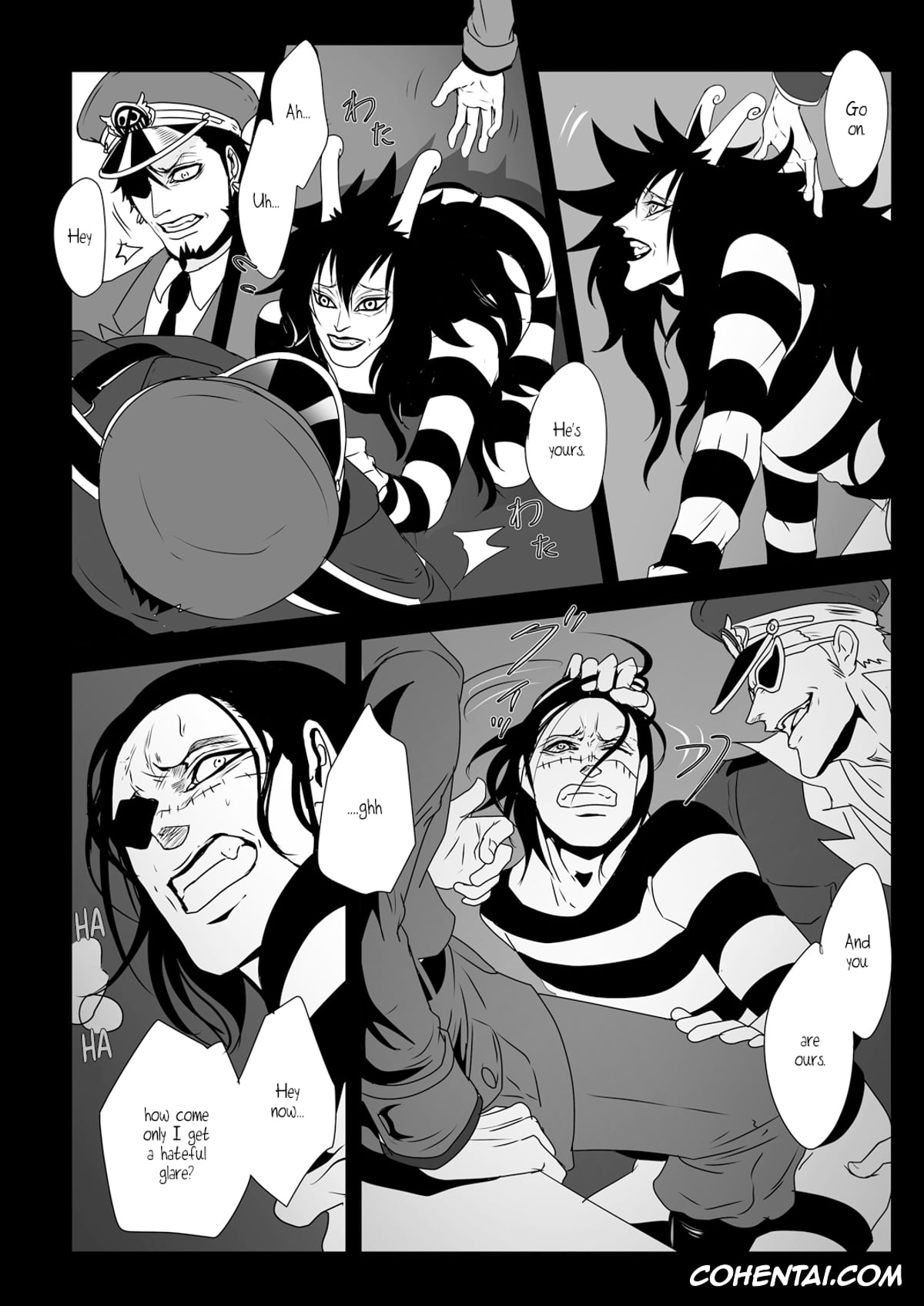 One Piece hentai, Caesar Clown hentai, Crocodile hentai, Donquixote Doflamingo hentai, Trafalgar Law hentai, THE OFFENDERS (One Piece), pagina 9
