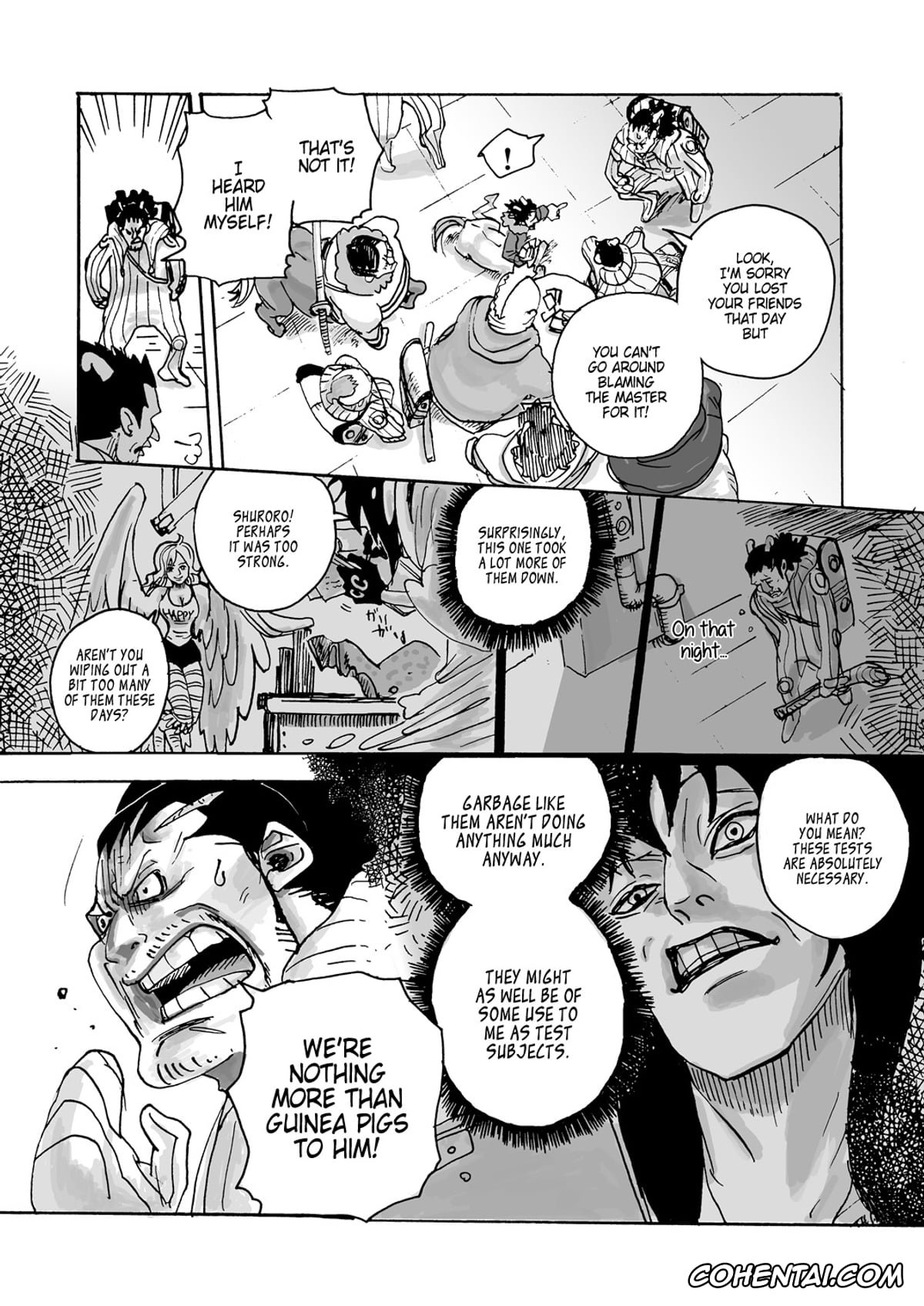 One Piece xxx, Caesar Clown xxx, Crocodile xxx, Donquixote Doflamingo xxx, Trafalgar Law xxx, THE OFFENDERS (One Piece), pagina 31